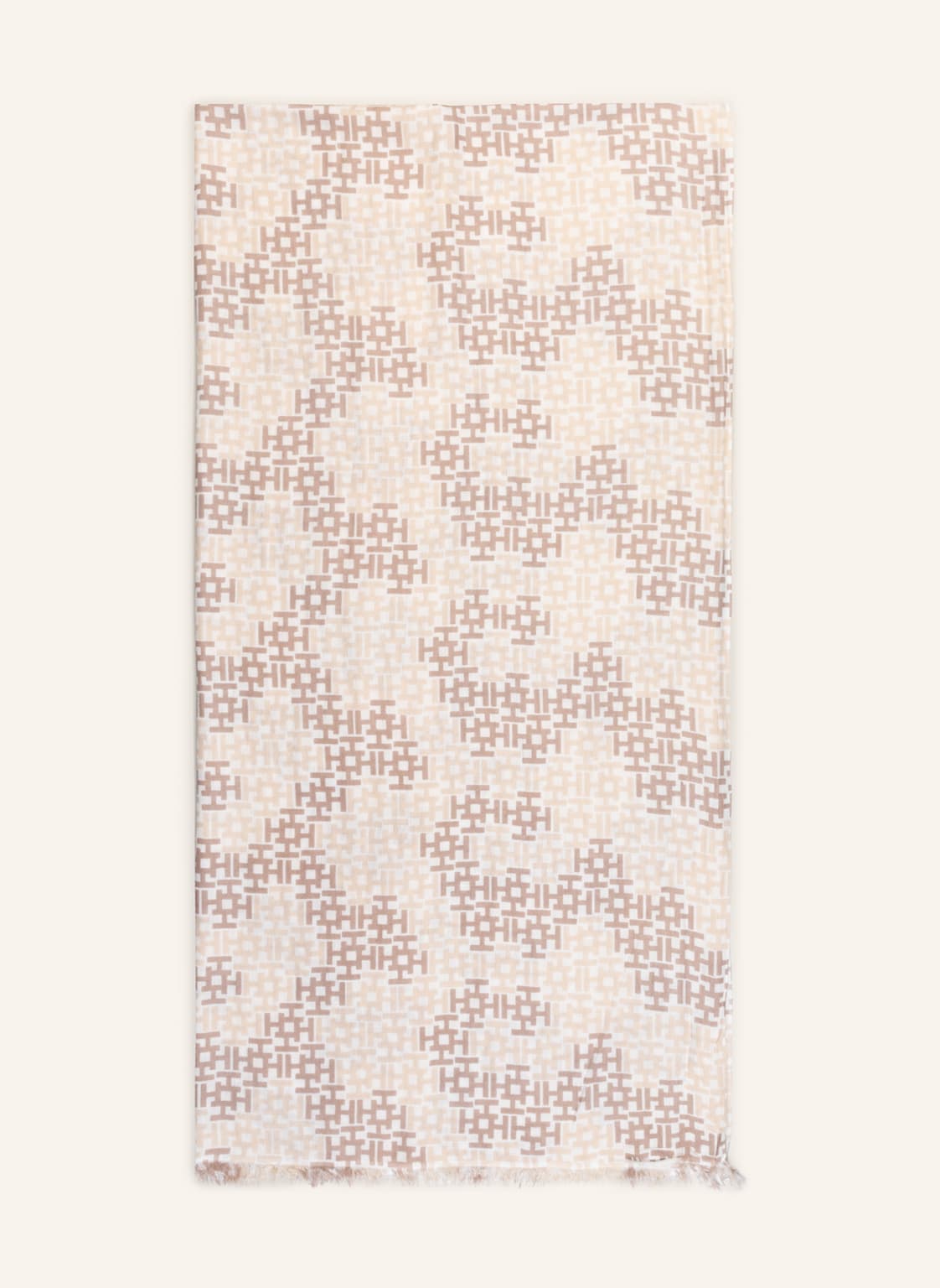 Image of Hemisphere Cashmere-Schal Mit Seide beige