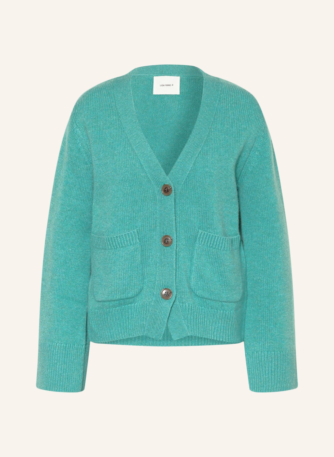 Image of Lisa Yang Strickjacke Danni Aus Cashmere blau
