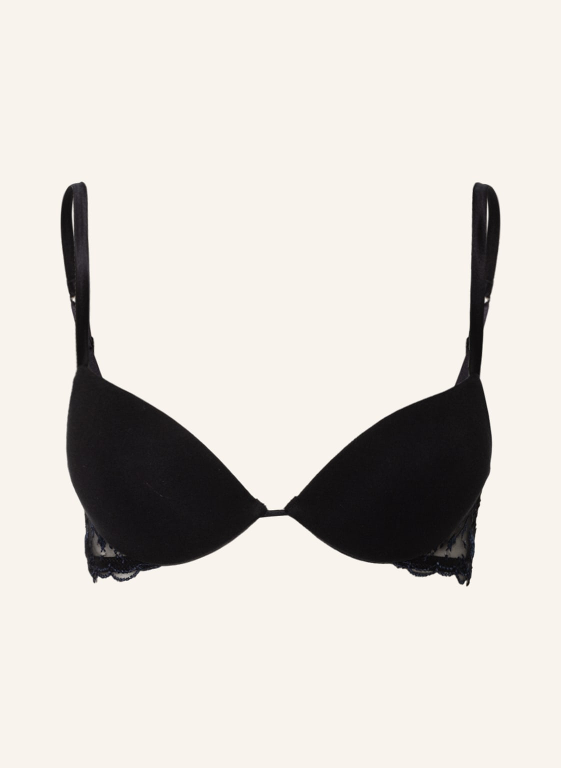 Image of La Perla Push-Up-Bh Midnight Botanica Aus Seide schwarz