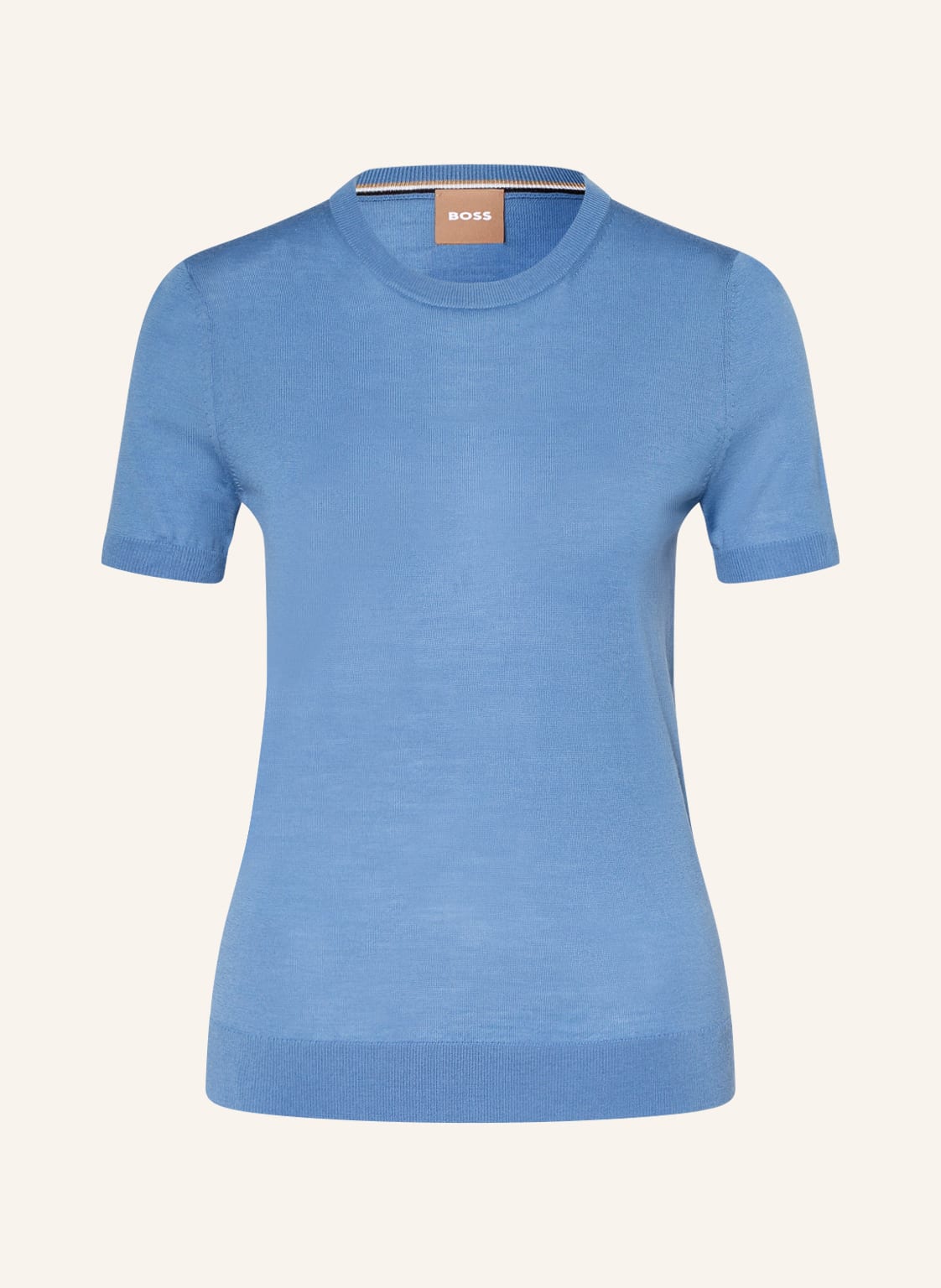 Image of Boss Strickshirt Falyssias blau