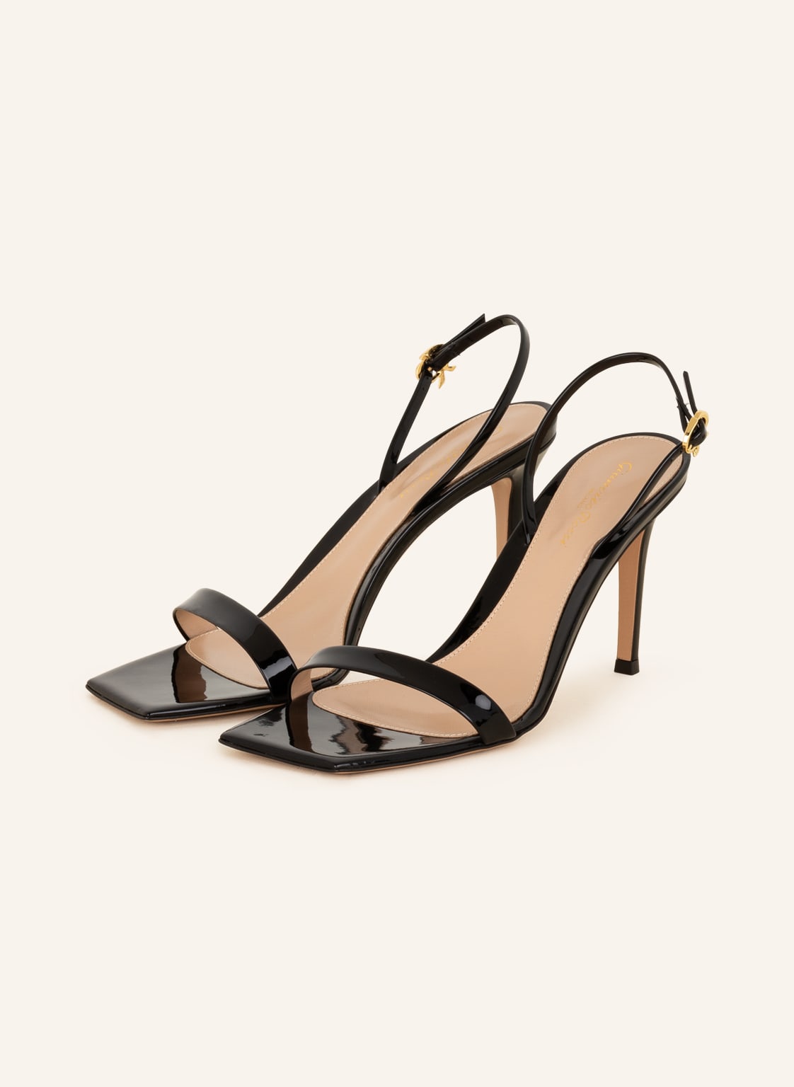 Image of Gianvito Rossi Sandaletten Vernice orange