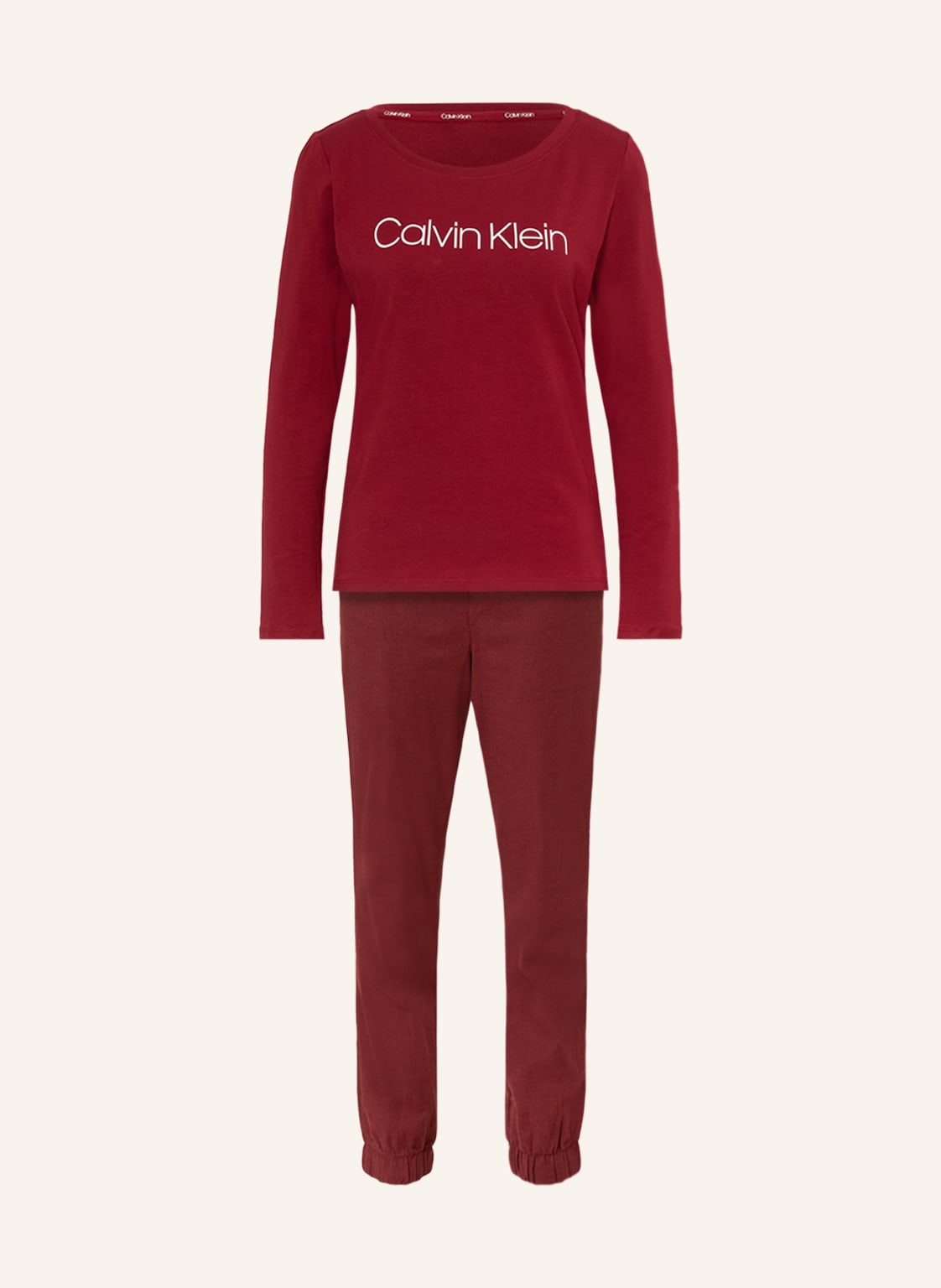 Image of Calvin Klein Schlafanzug Mit Geschenkbox rot