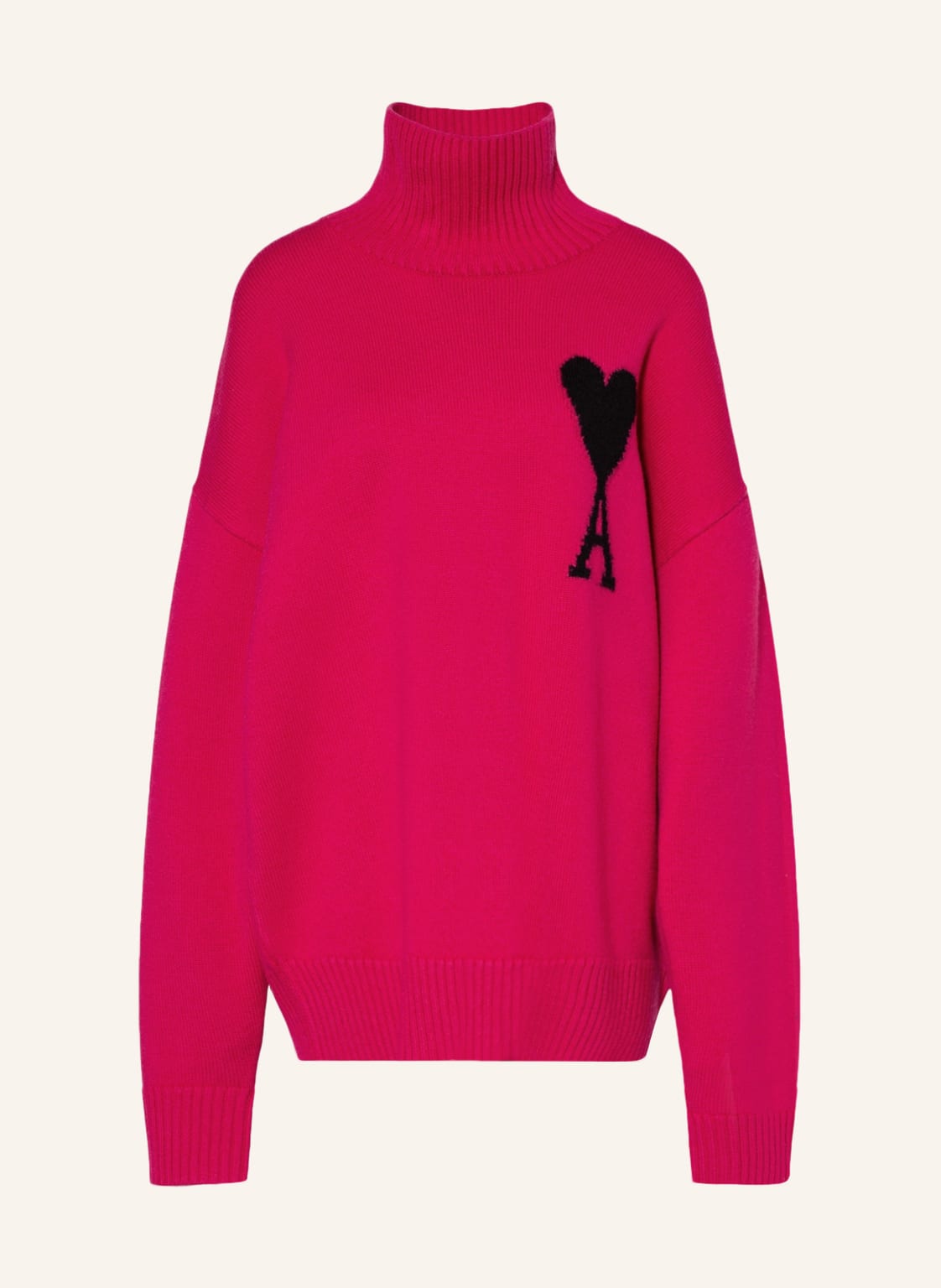 Image of Ami Paris Oversized-Pullover pink