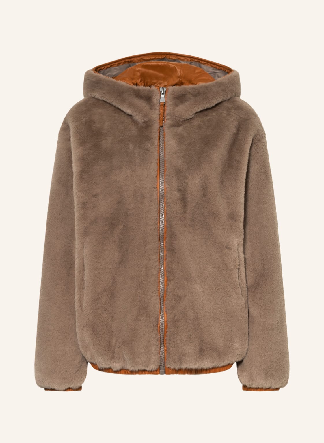 Image of Luisa Cerano Kunstfell-Jacke beige