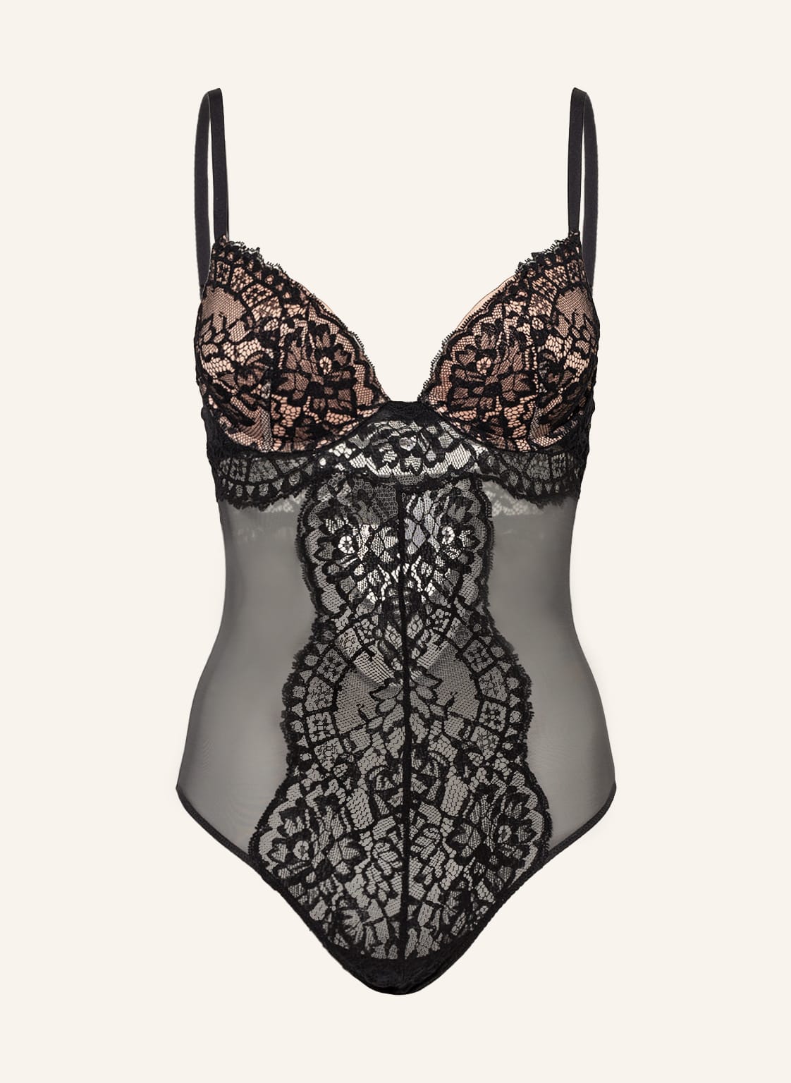 Image of Wolford Shape-Body Belle Fleur schwarz