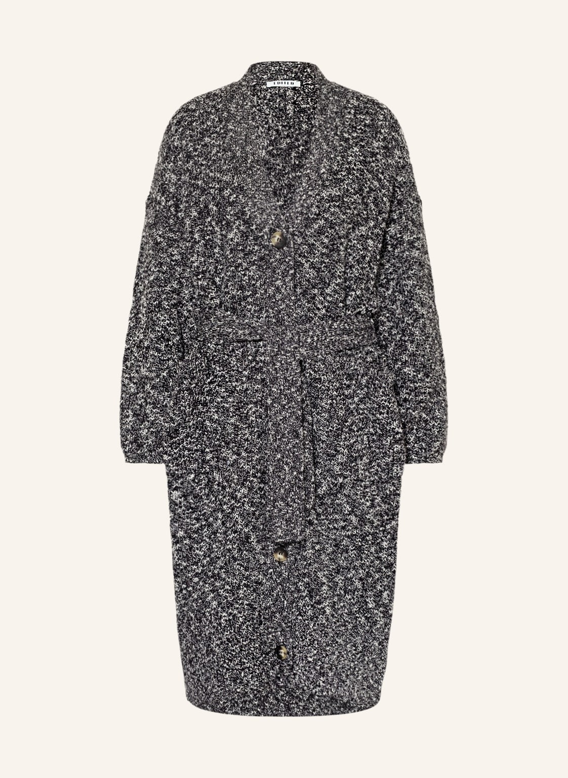 Image of Edited Strickmantel Yule schwarz