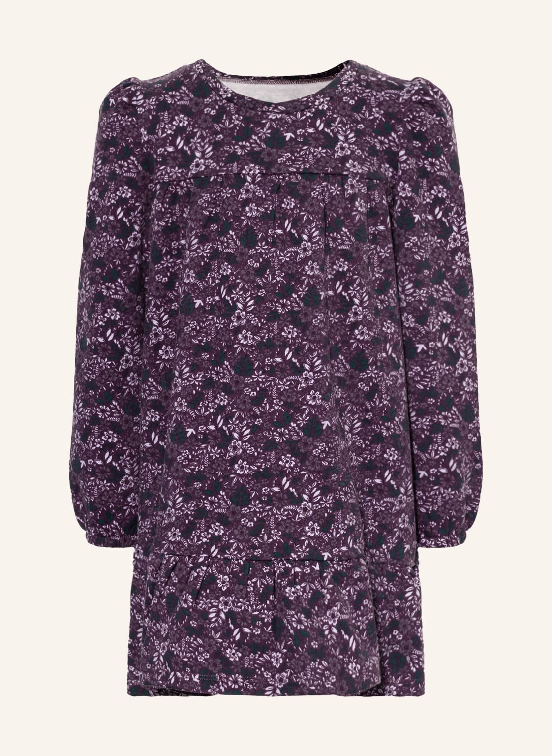 Image of Name It Sweatkleid Mit Volants violett