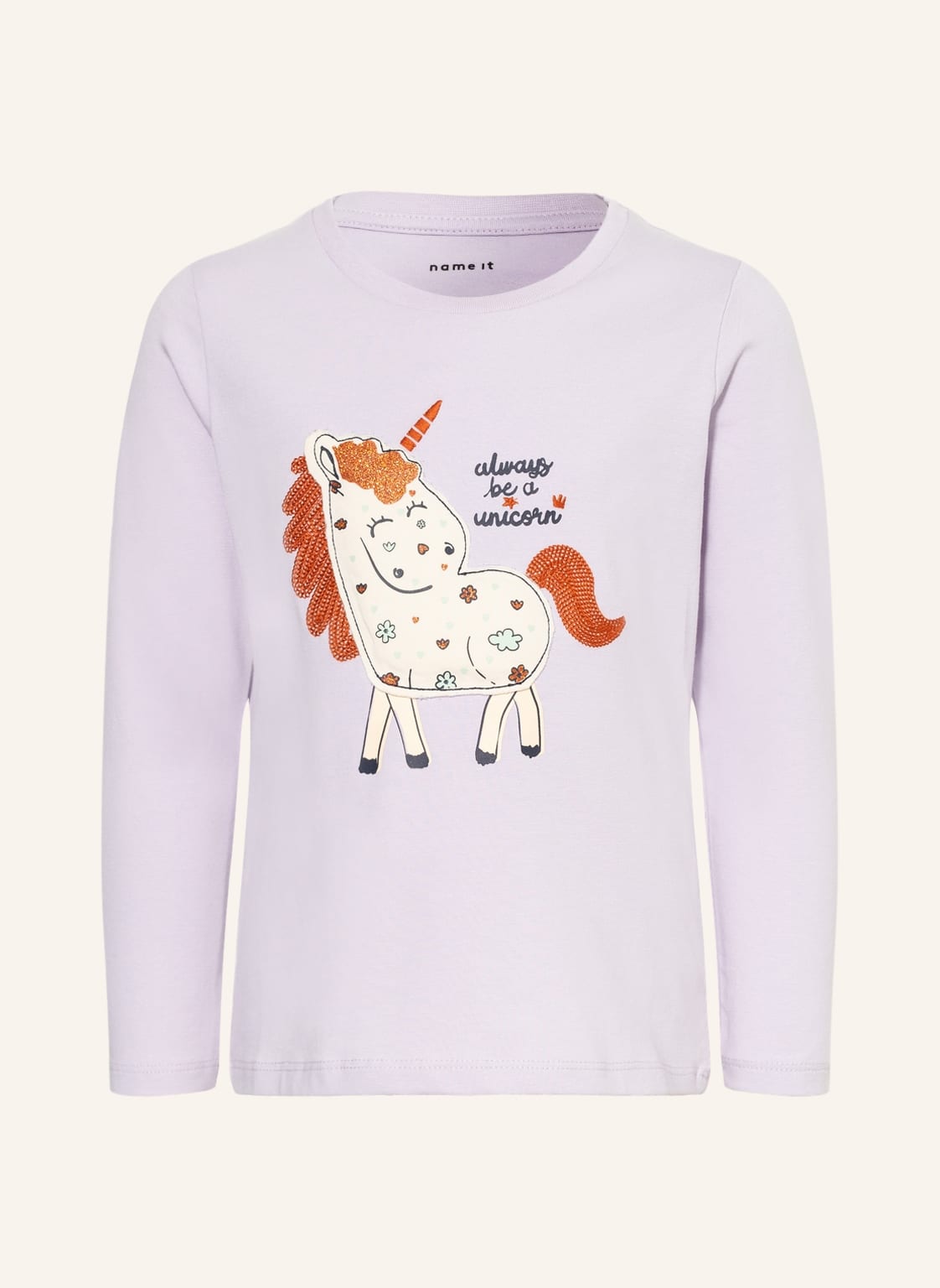 Image of Name It Longsleeve violett