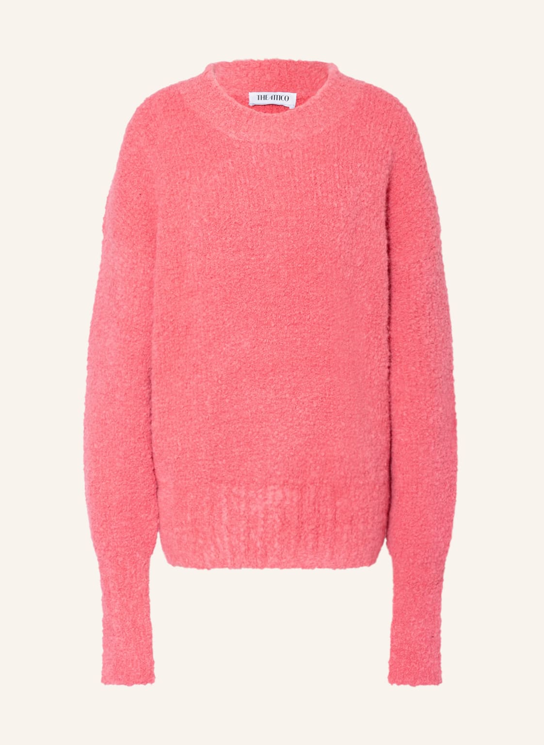 Image of The Attico Oversized-Pullover Magnolie Mit Alpaka pink