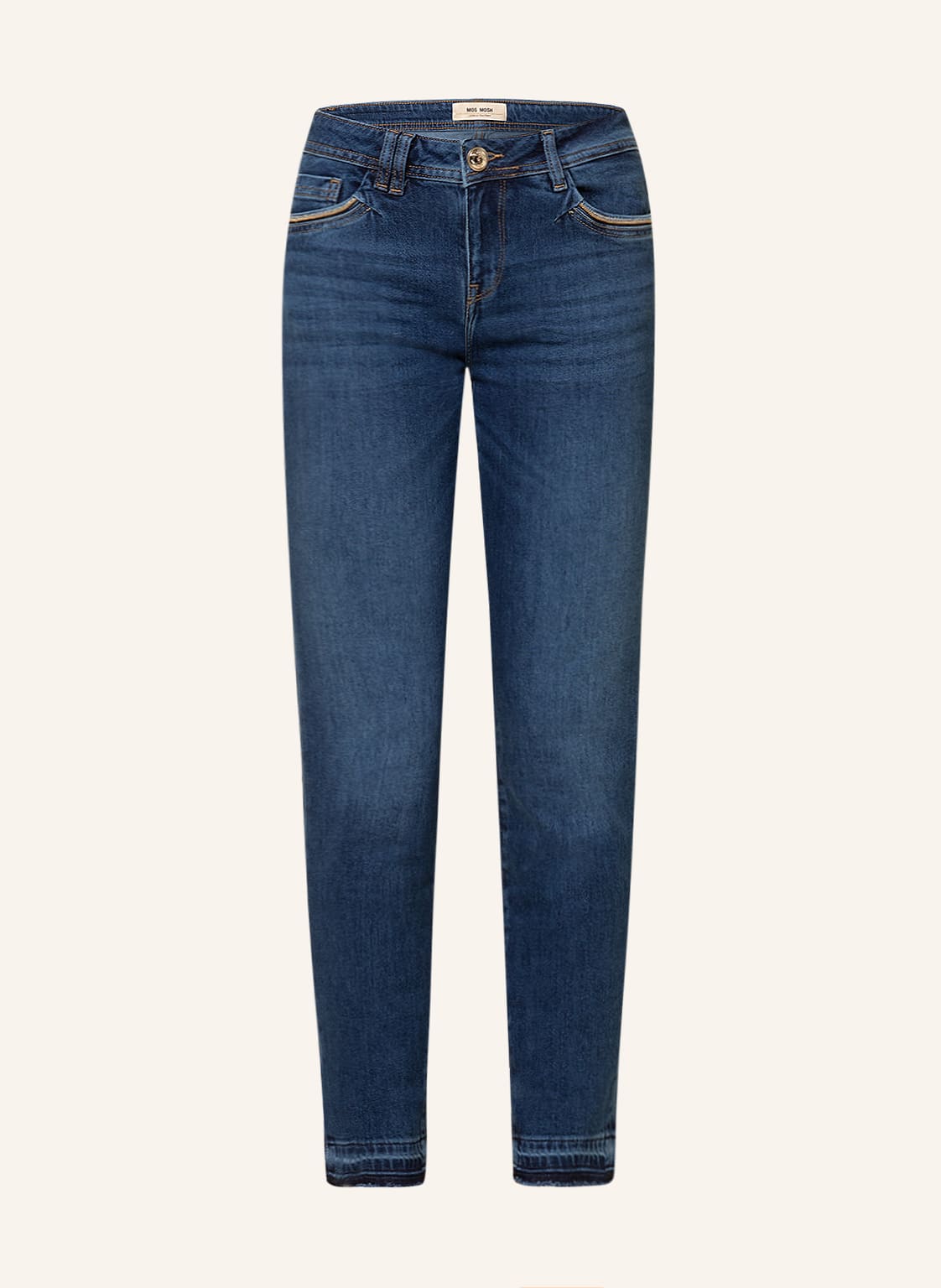 Image of Mos Mosh Jeans Sumner Mit Schmuckperlen blau