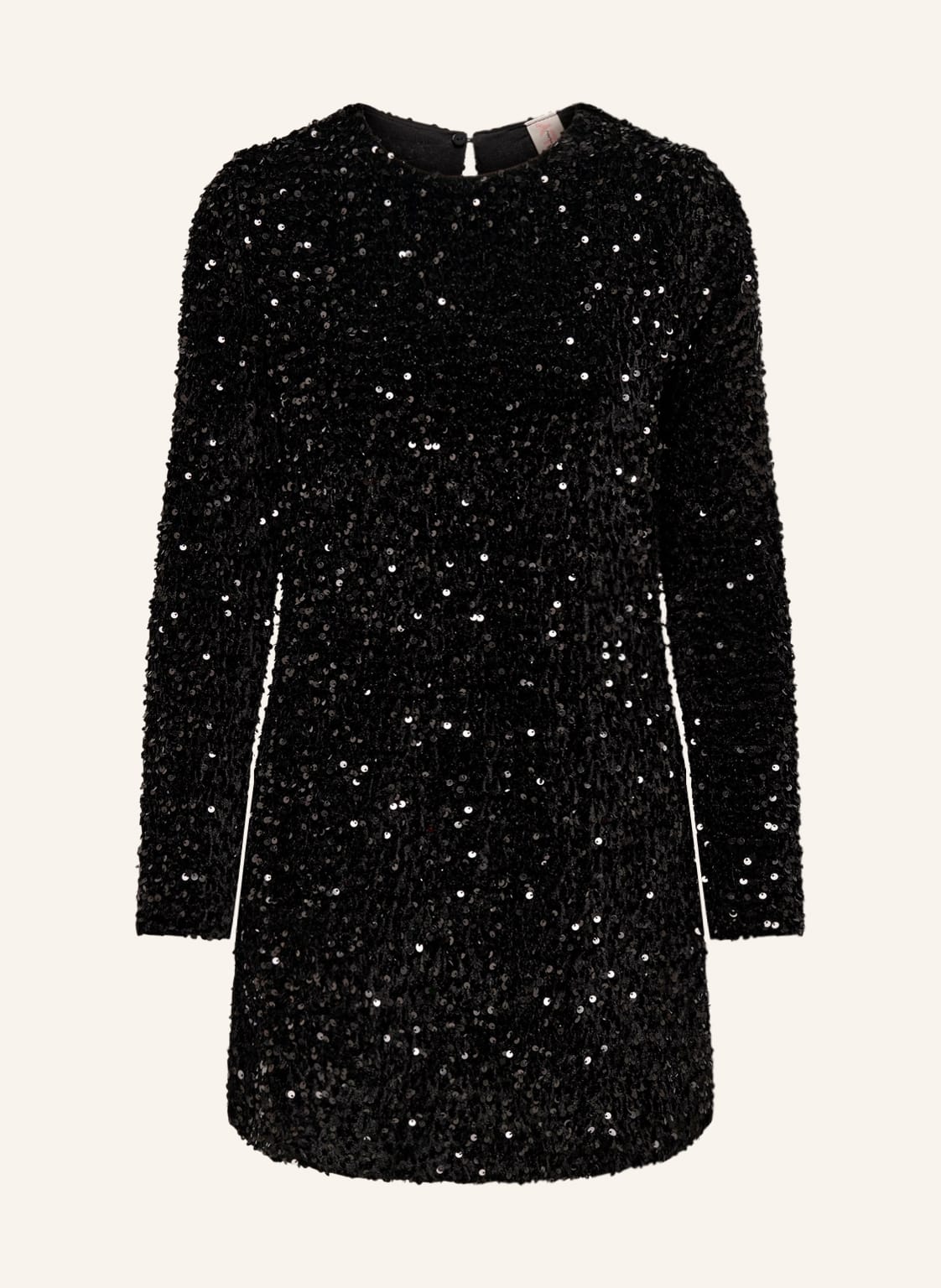Image of Only Samtkleid Mit Pailletten schwarz
