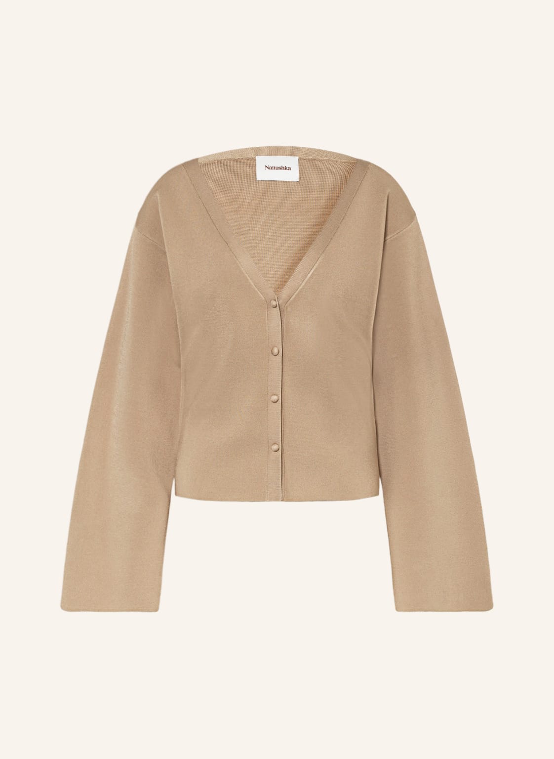 Image of Nanushka Strickjacke Mari beige