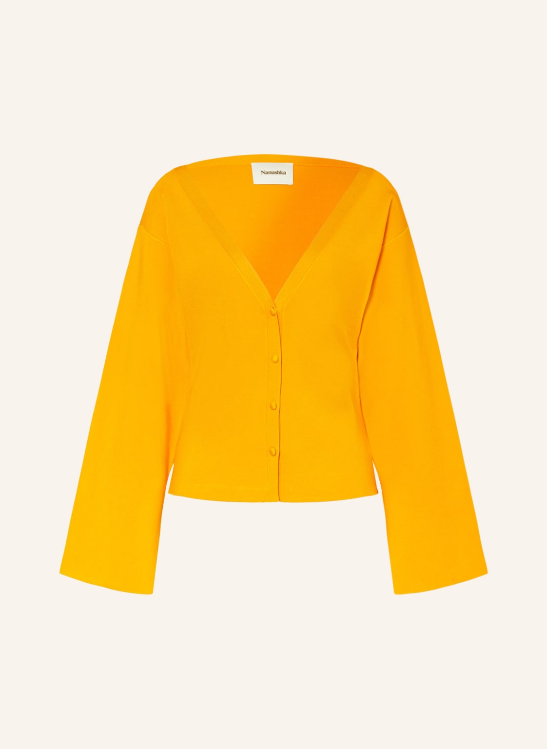 Image of Nanushka Strickjacke Mari orange