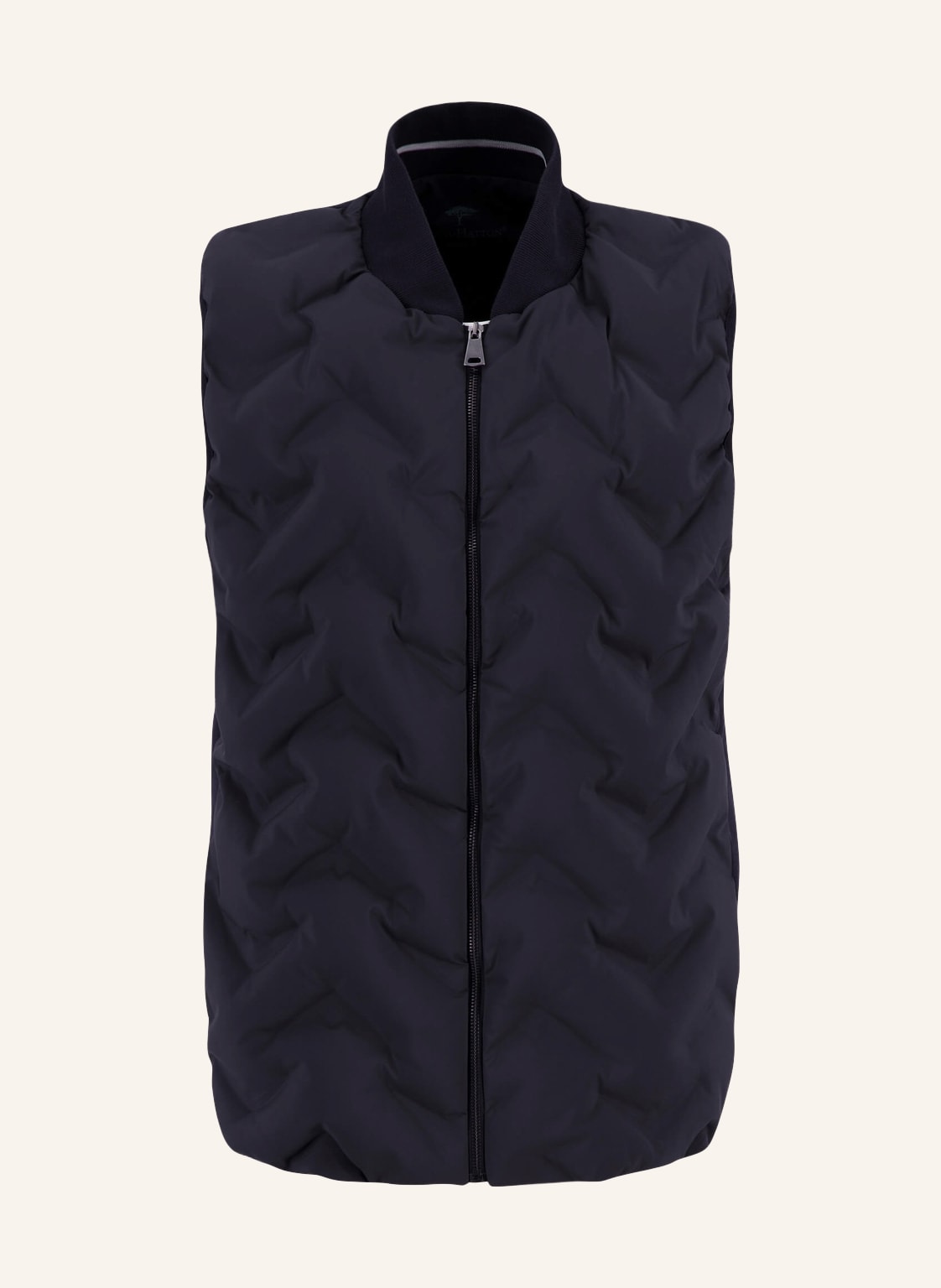 Image of Fynch-Hatton Weste Im Materialmix blau