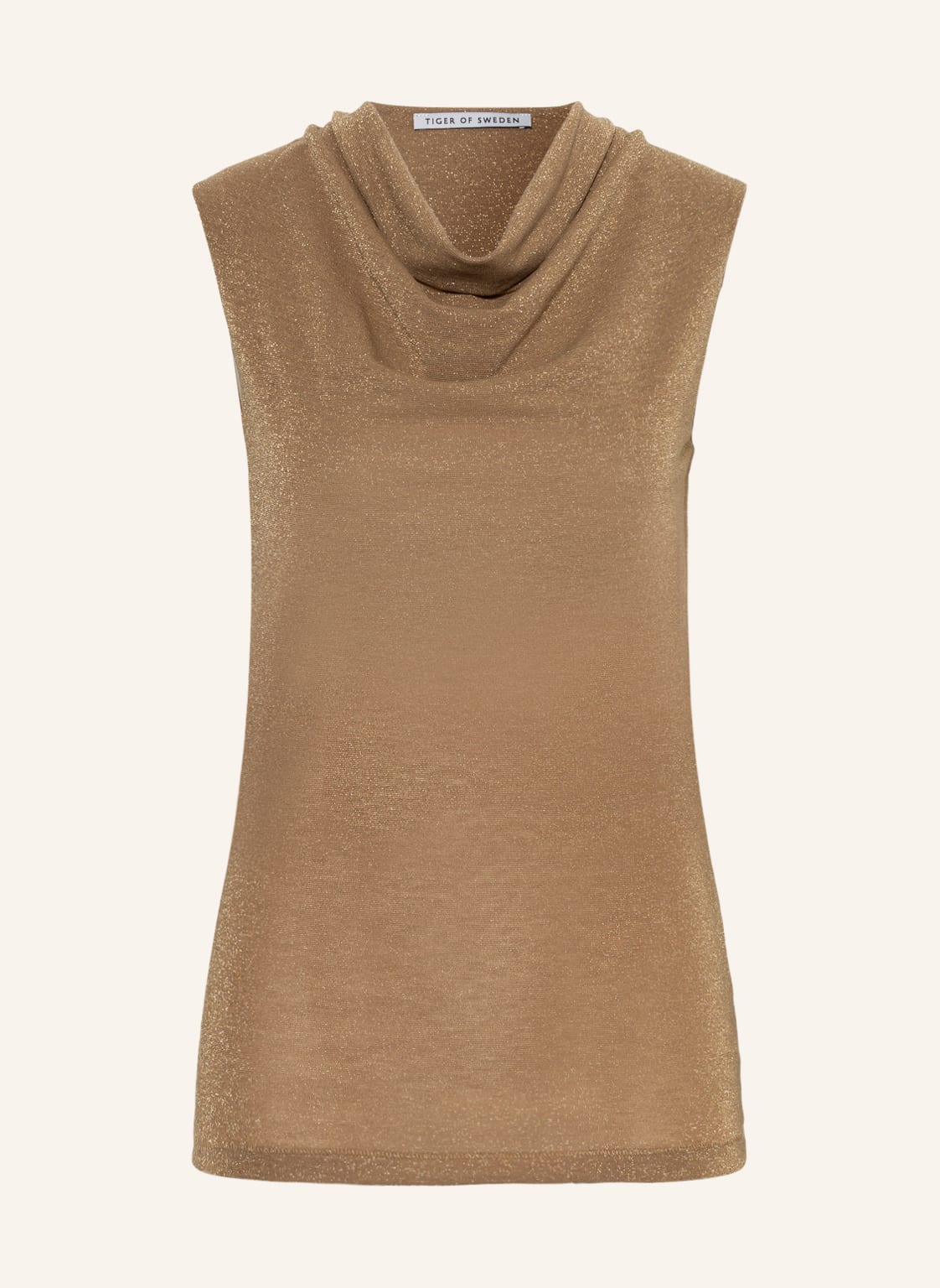 Image of Tiger Of Sweden Stricktop Jela Mit Glitzergarn beige