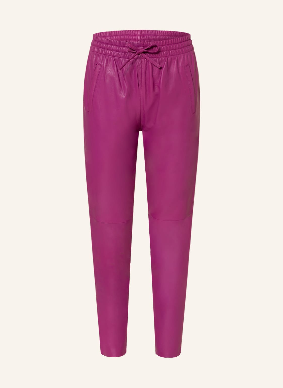 Image of Oakwood Lederhose Im Jogging-Stil pink