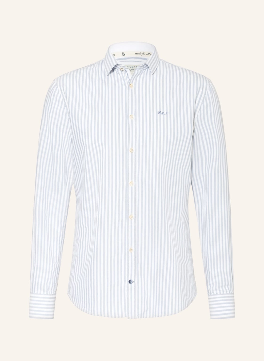 Image of Colours & Sons Hemd Slim Fit weiss