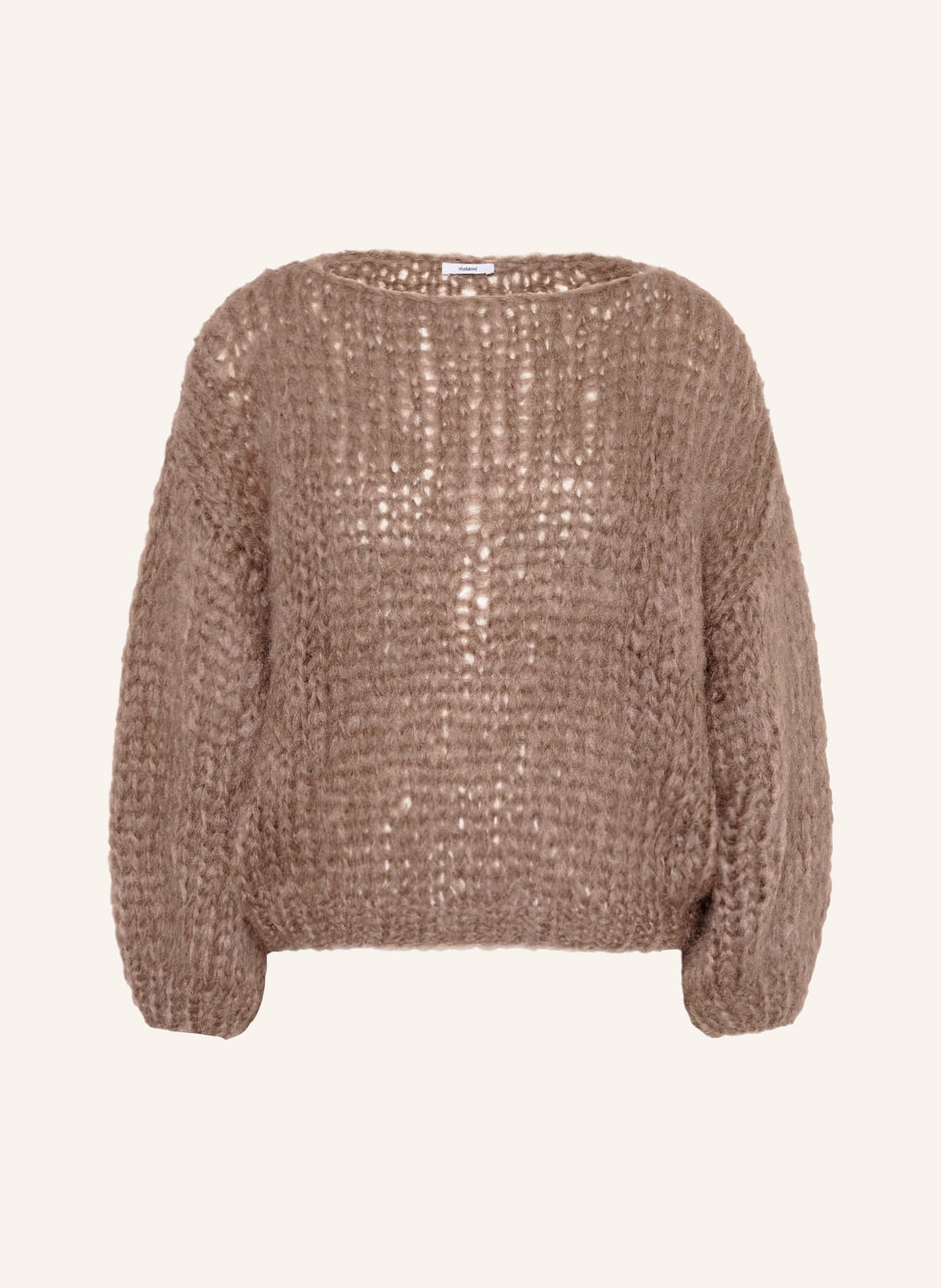 Image of Maiami Pullover Aus Mohair braun