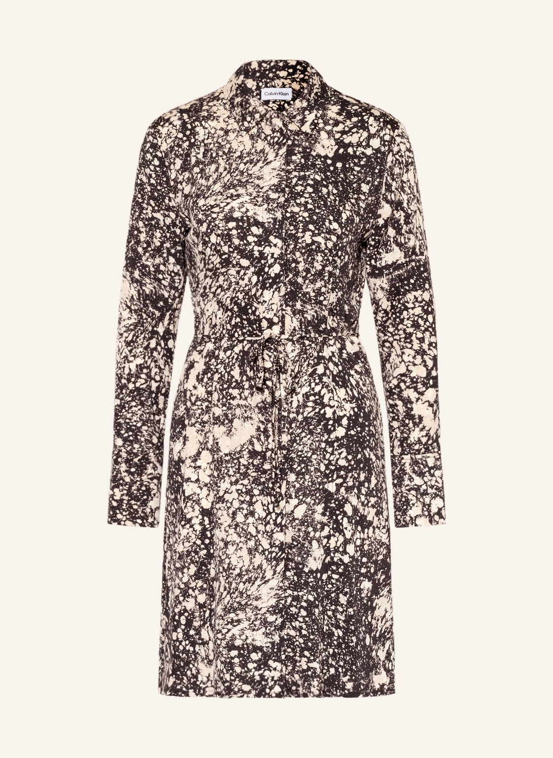 Image of Calvin Klein Hemdblusenkleid schwarz