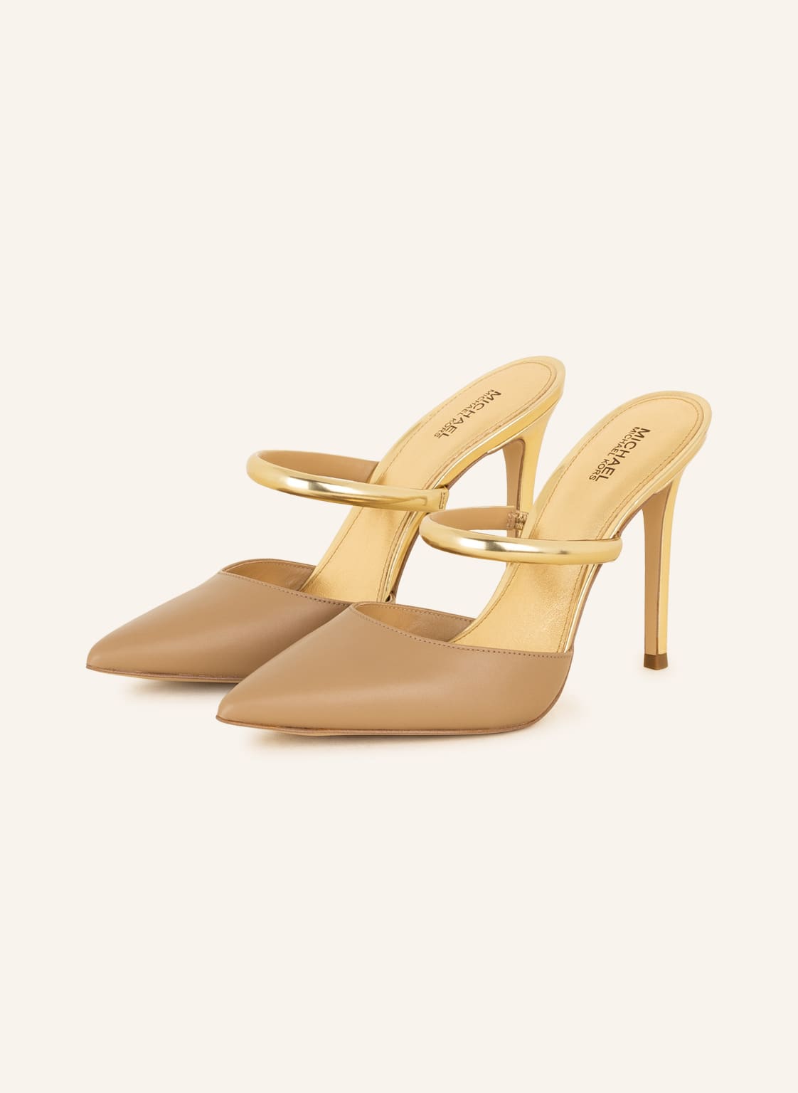 Image of Michael Kors Mules Jessa beige