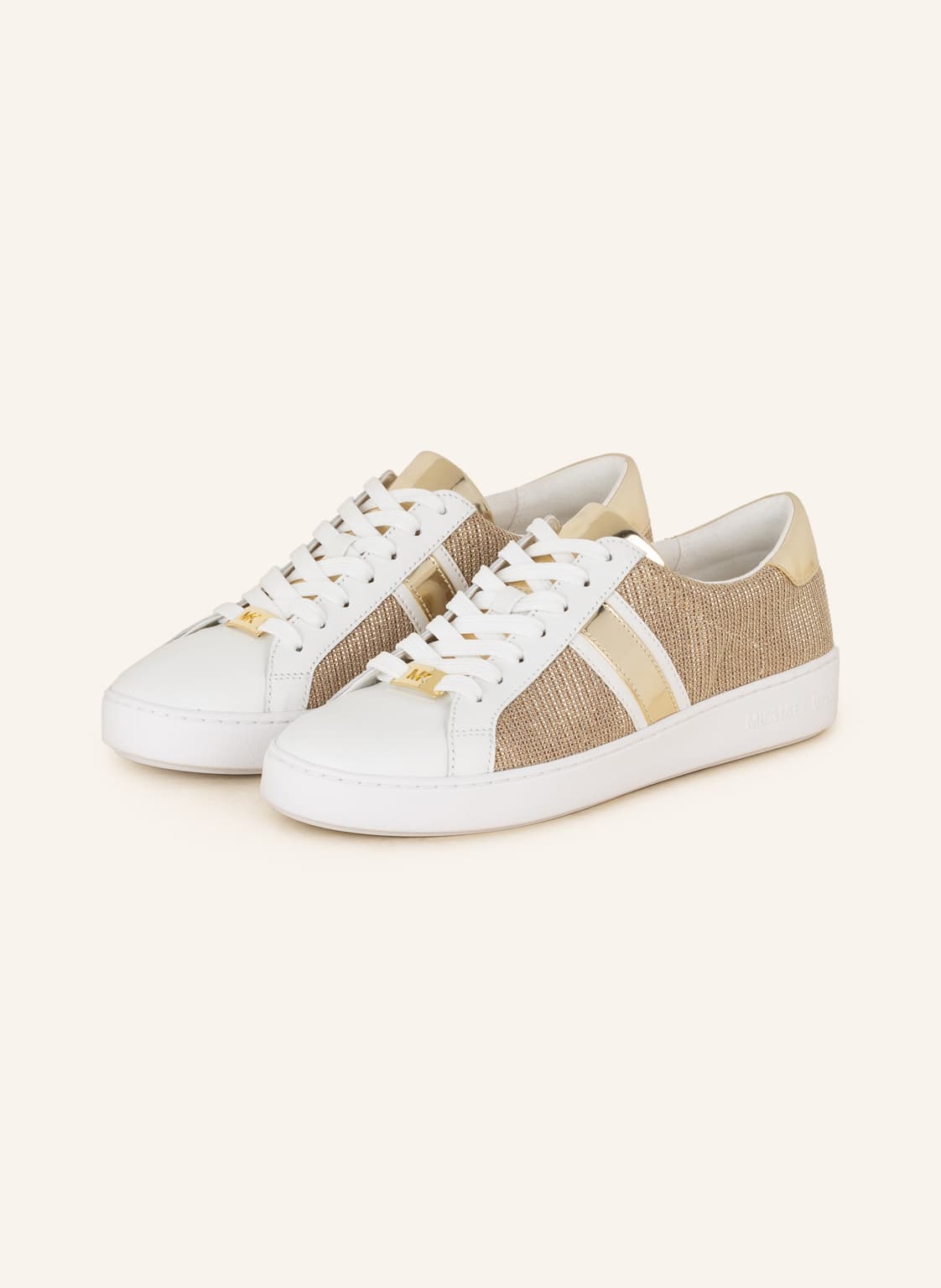 Image of Michael Kors Sneaker Irving gold