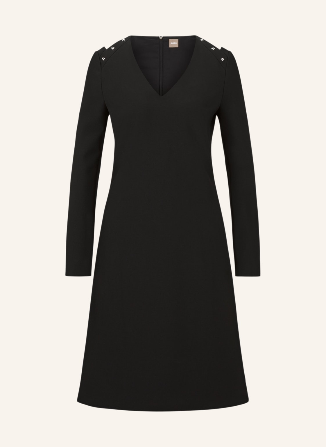 Image of Boss Kleid Dariva Mit Cut-Outs Und Nieten schwarz