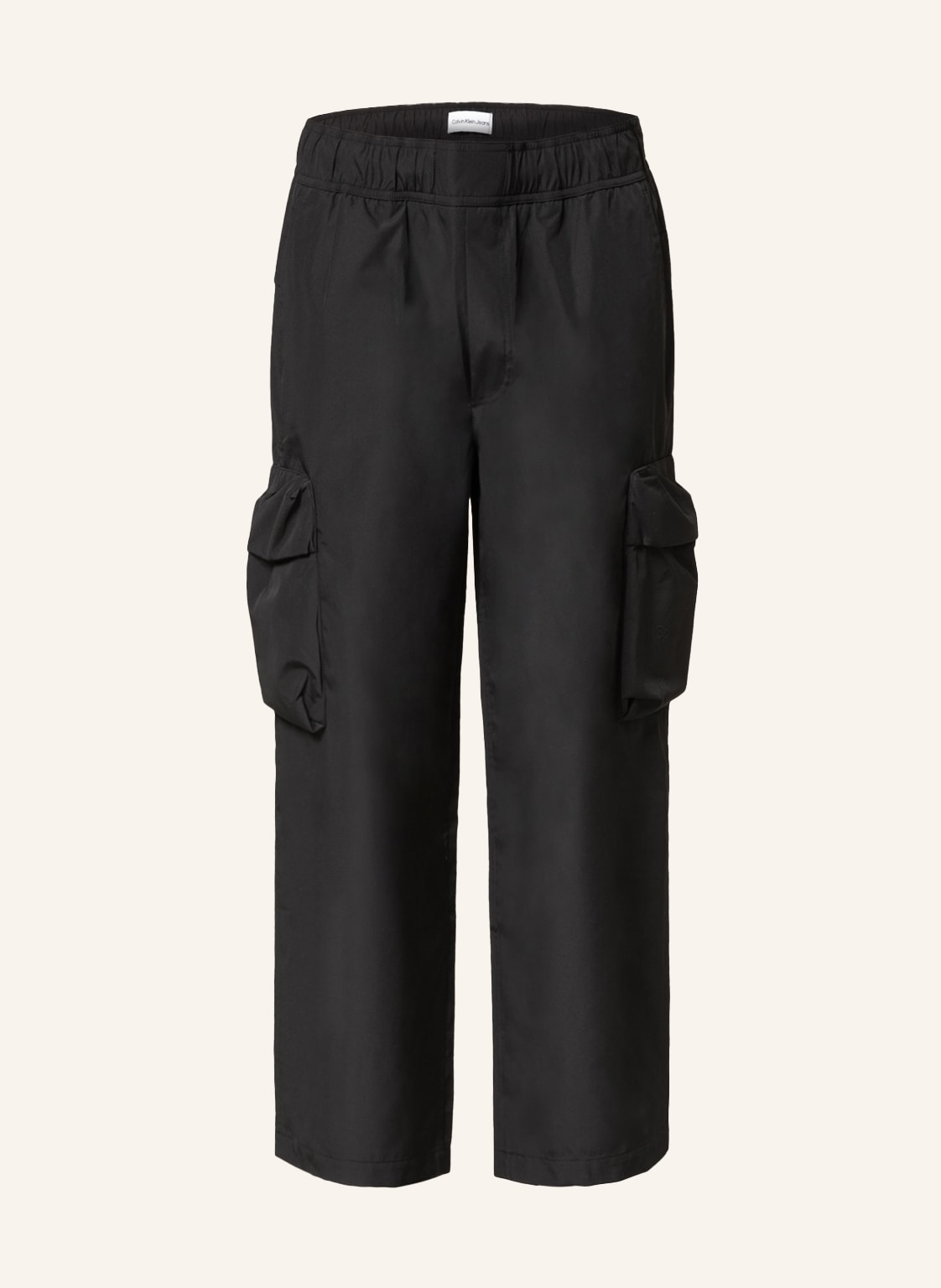 Image of Calvin Klein Jeans Cargohose Mit Verkürzter Beinlänge schwarz