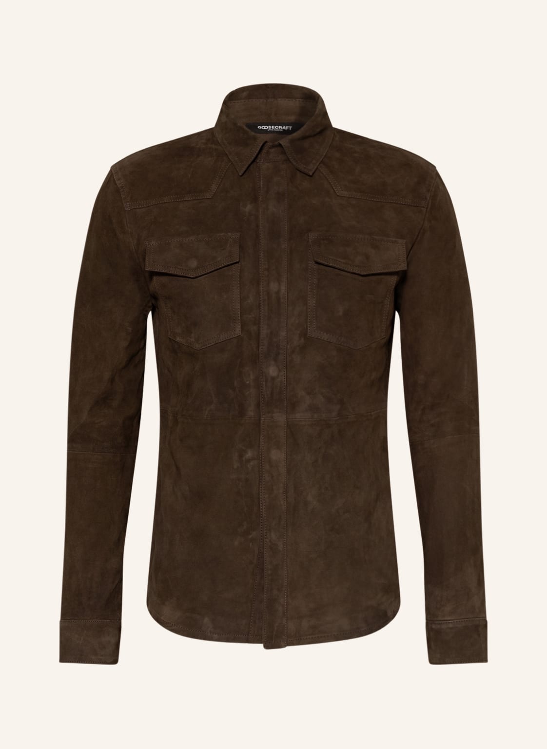 Image of Goosecraft Lederjacke Wyatt braun