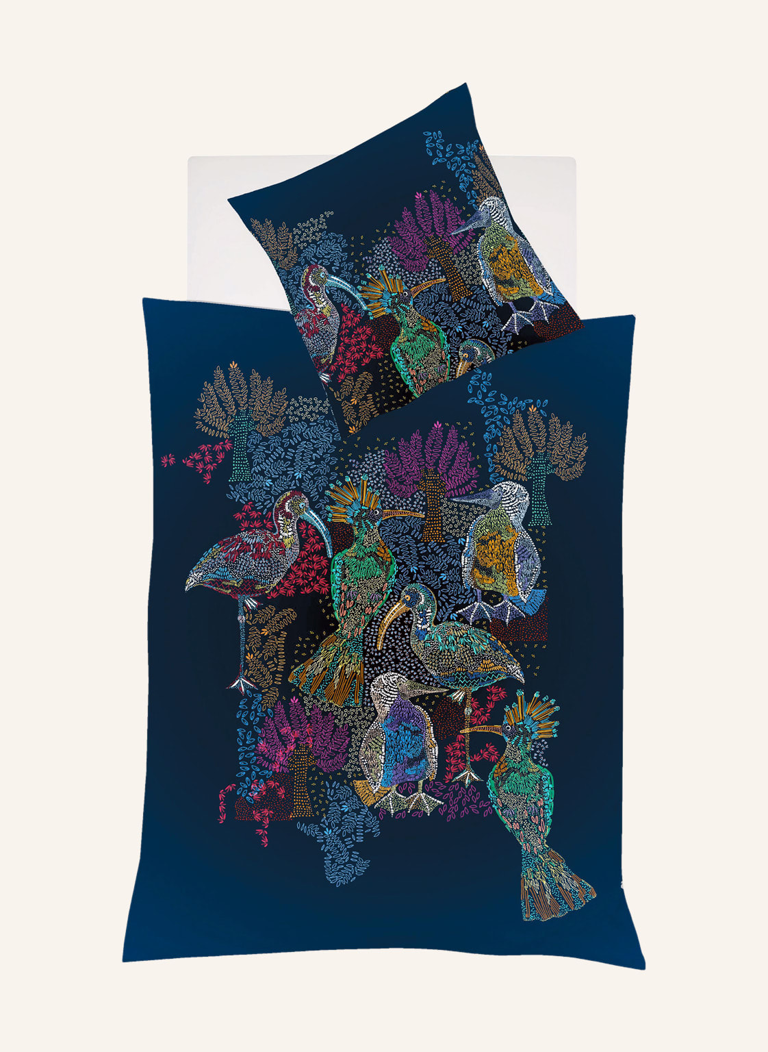 Image of Fleuresse Bettwäsche Black Premium Zum Wenden blau