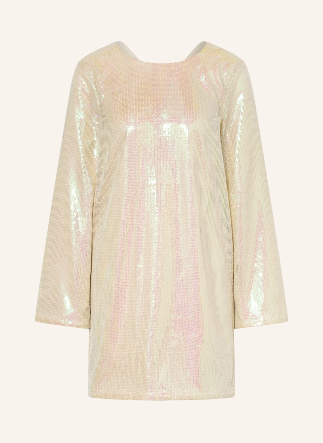 Image of Envii Kleid Ennova Aus Pailletten beige
