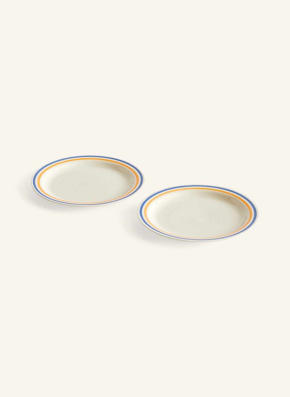 Image of Hay 2er-Set Speiseteller Sobremesa blau