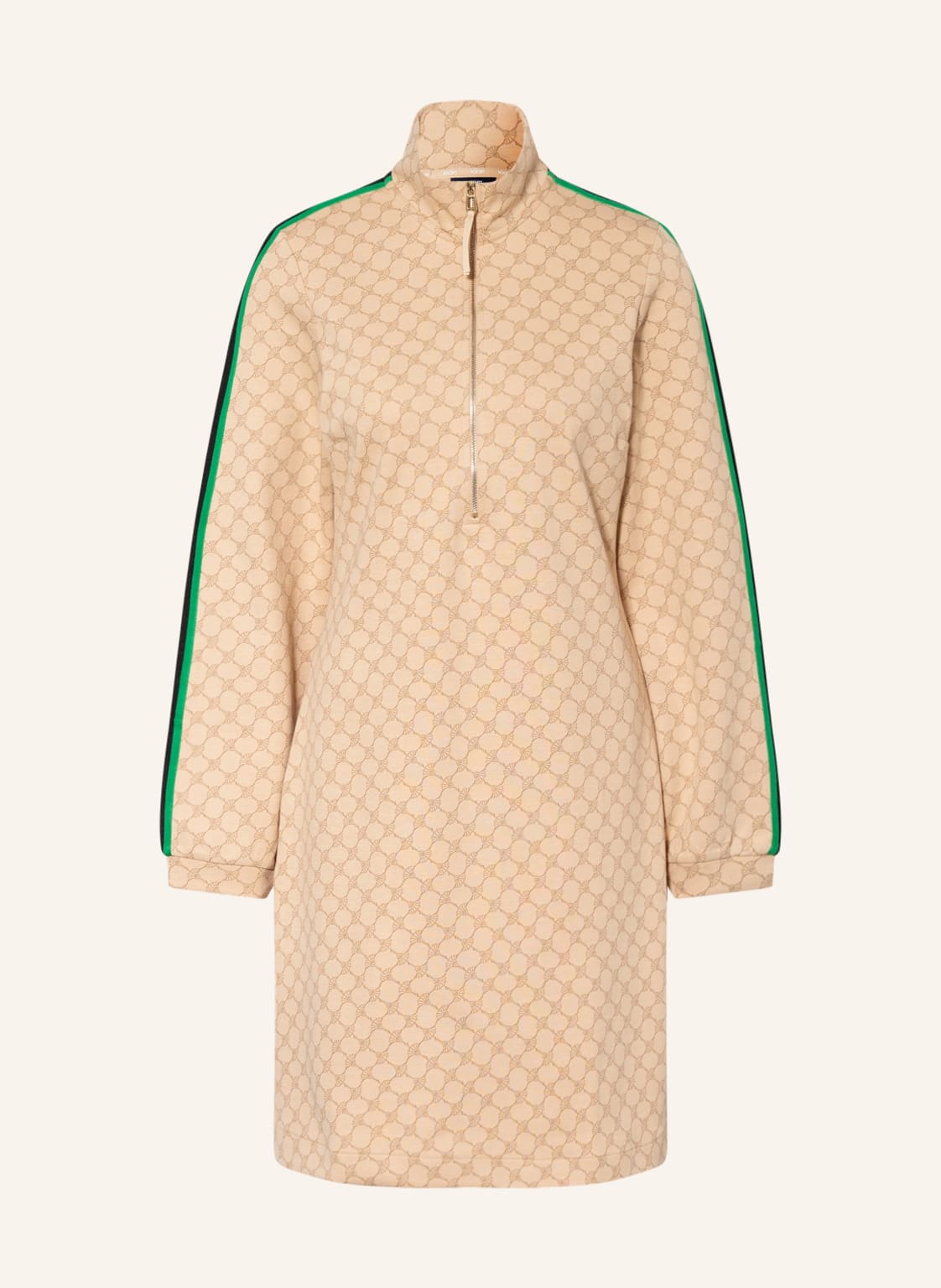 Image of Joop! Kleid Mit Galonstreifen beige