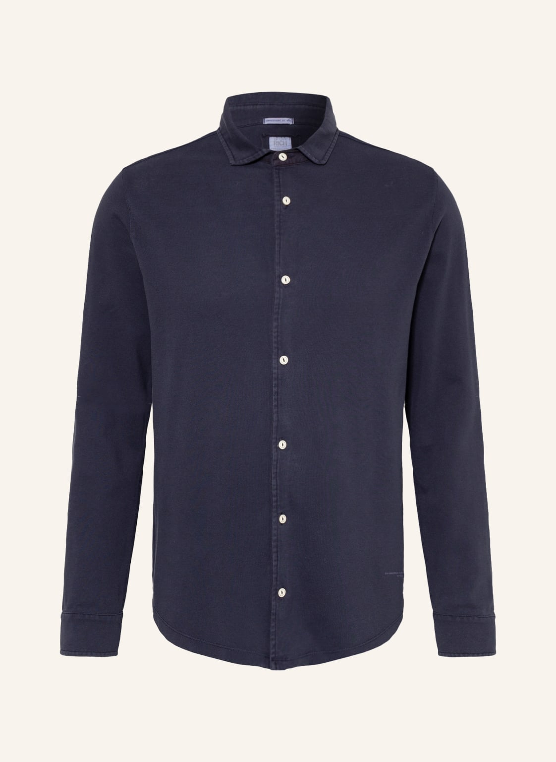 Image of Better Rich Piqué-Hemd Logan Comfort Fit blau