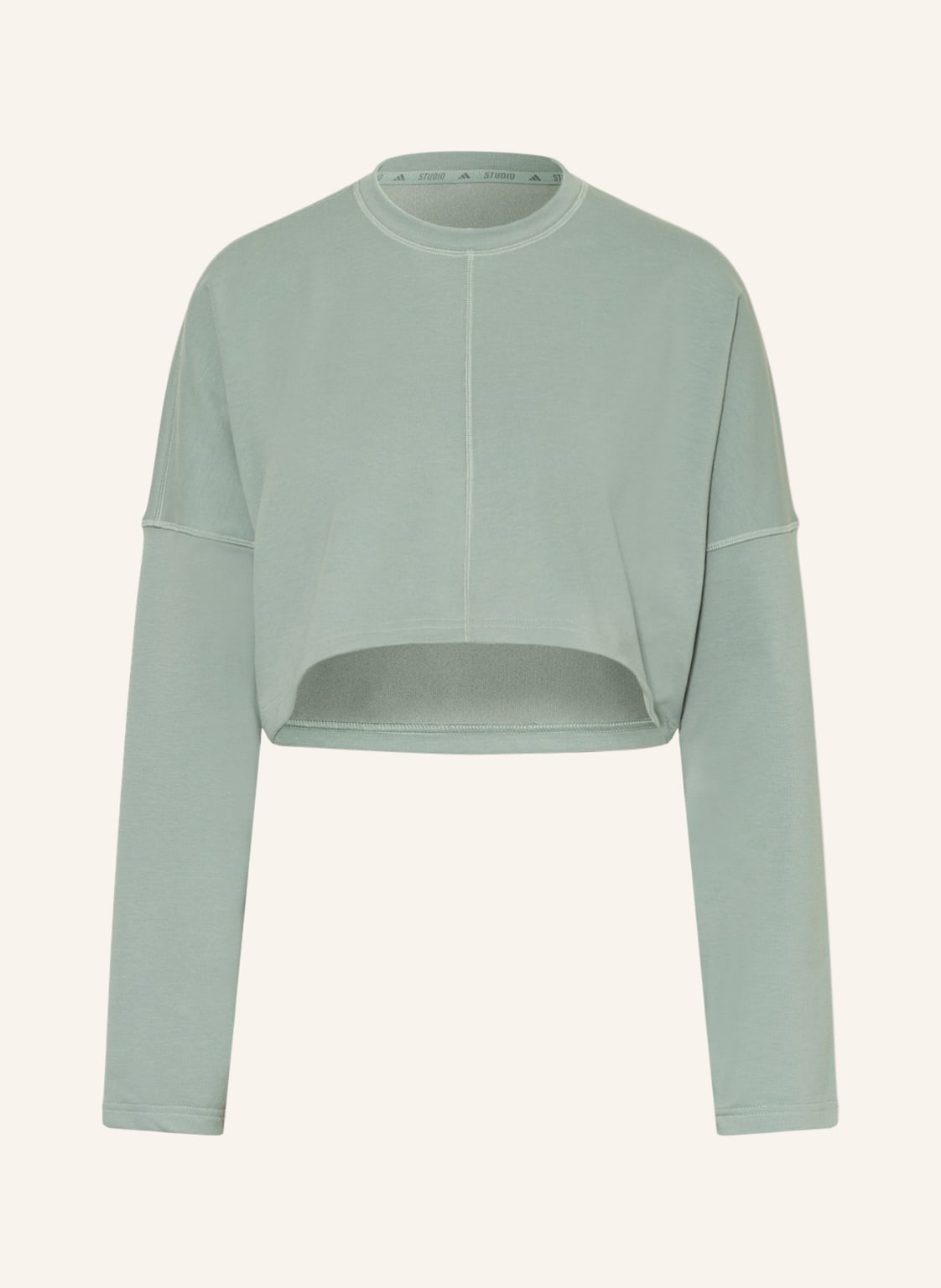 Image of Adidas Cropped-Sweatshirt Yoga Studios gruen