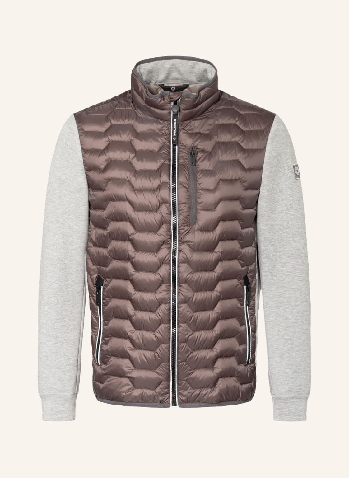 Image of Milestone Steppjacke Ms-Capri Mit Sorona® Aura-Isolierung Im Materialmix braun