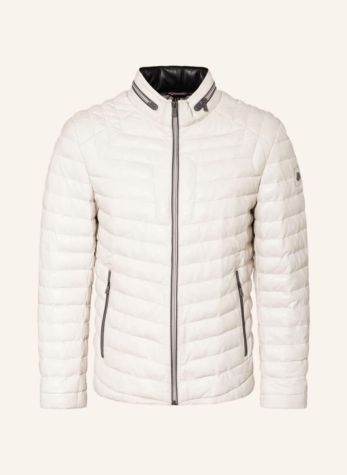 Image of Milestone Lederjacke Ms-Malik Mit Sorona® Aura-Isolierung weiss