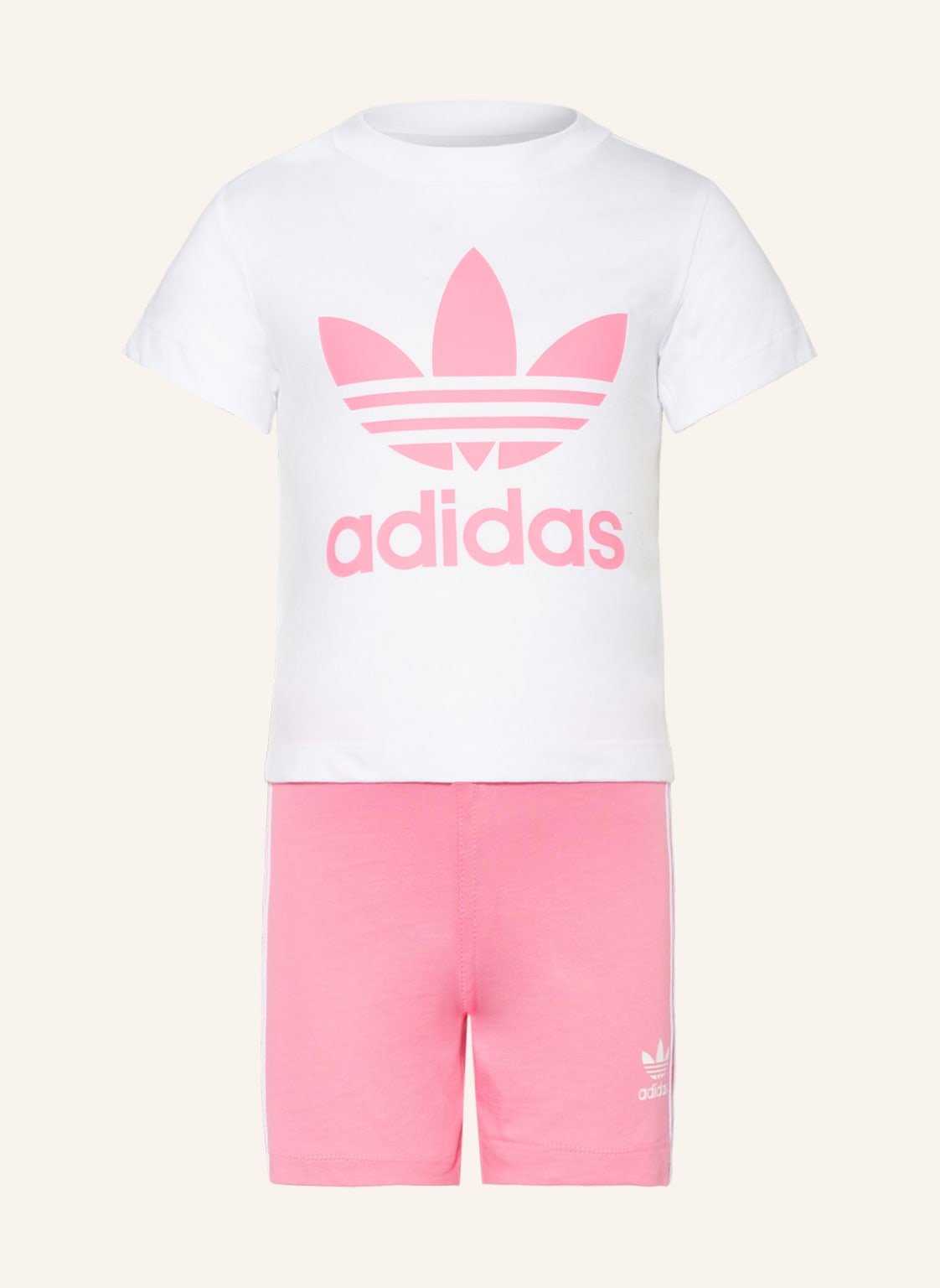 Image of Adidas Originals Set: T-Shirt Und Shorts pink