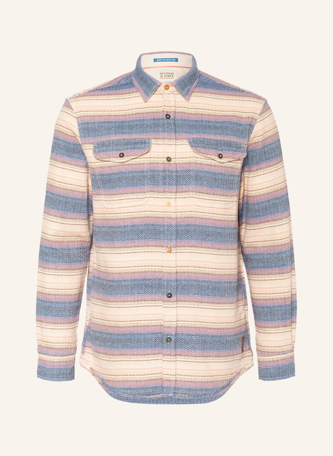 Image of Scotch & Soda Overshirt orange