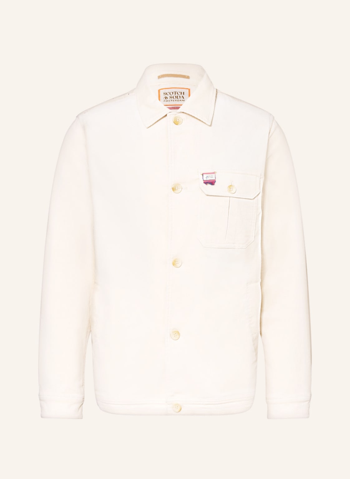 Image of Scotch & Soda Cordjacke beige
