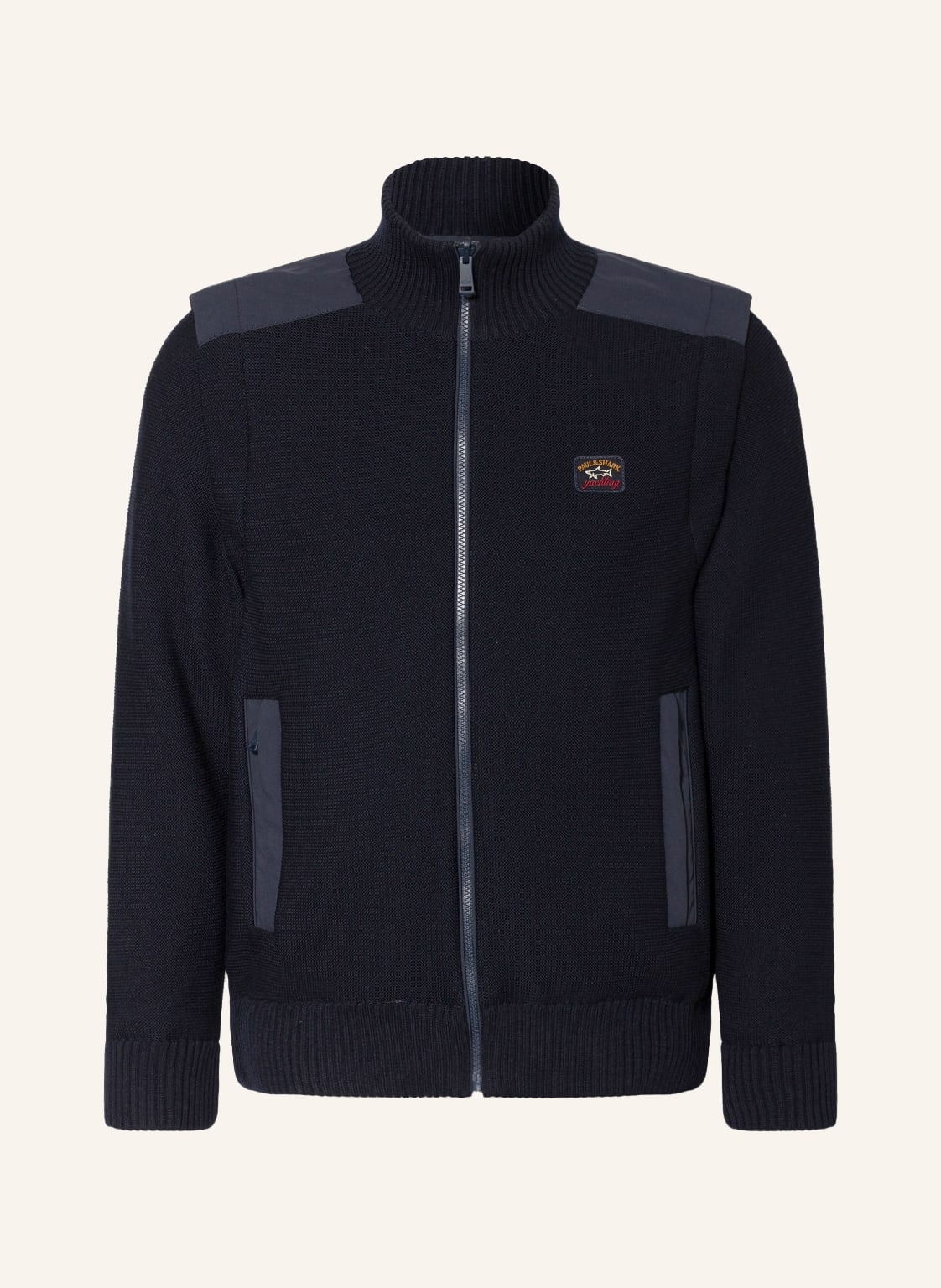 Image of Paul & Shark Strickjacke Zum Wenden Mit Abnehmbaren Ärmeln blau
