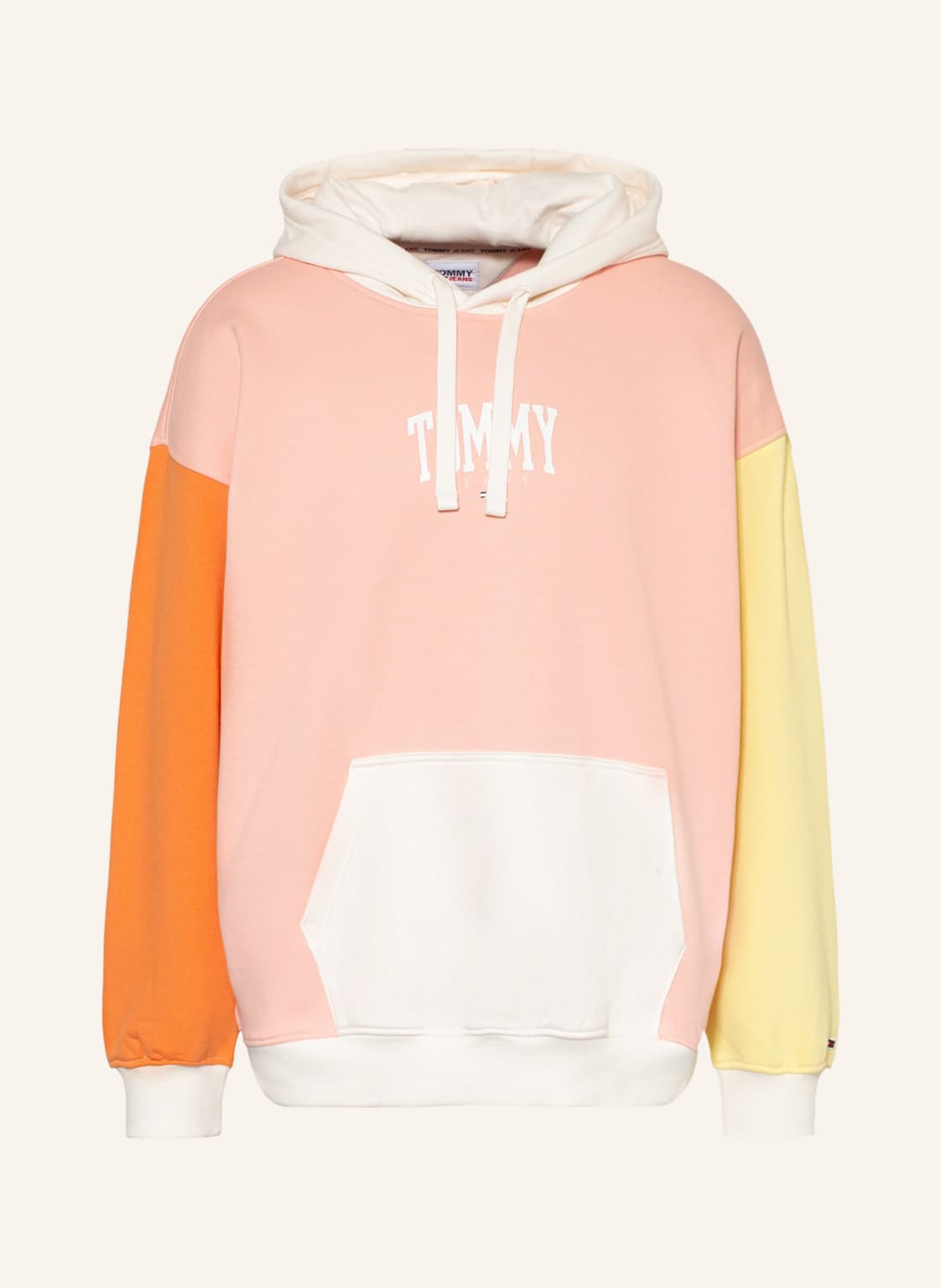 Image of Tommy Jeans Oversized-Hoodie rosa