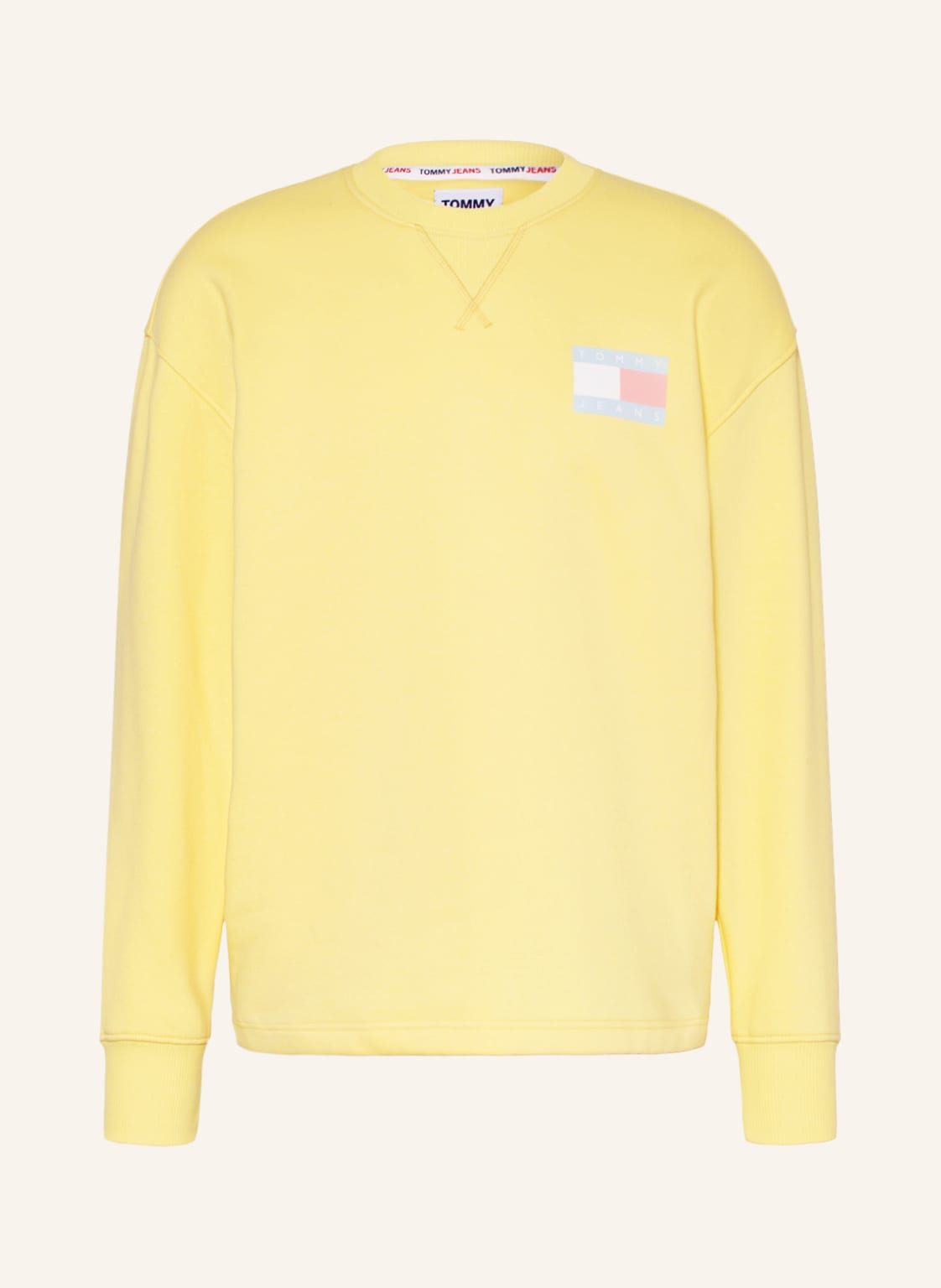 Image of Tommy Jeans Sweatshirt gelb