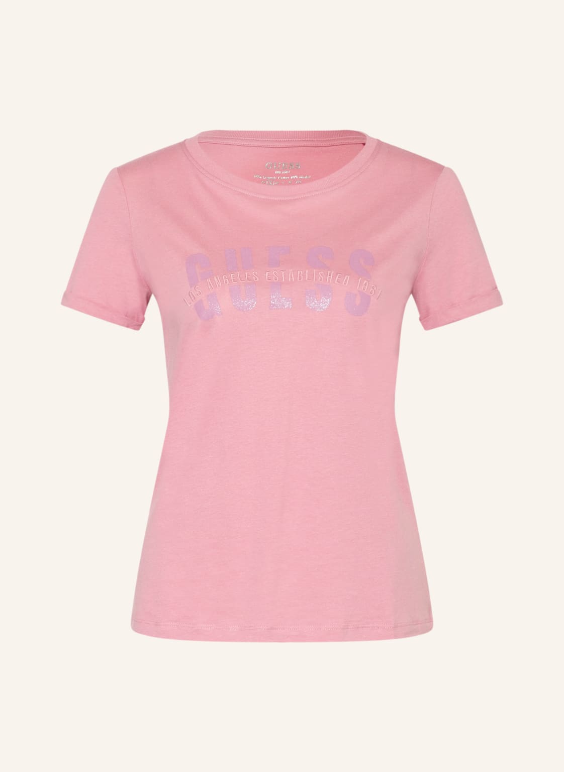 Image of Guess T-Shirt Agata rosa