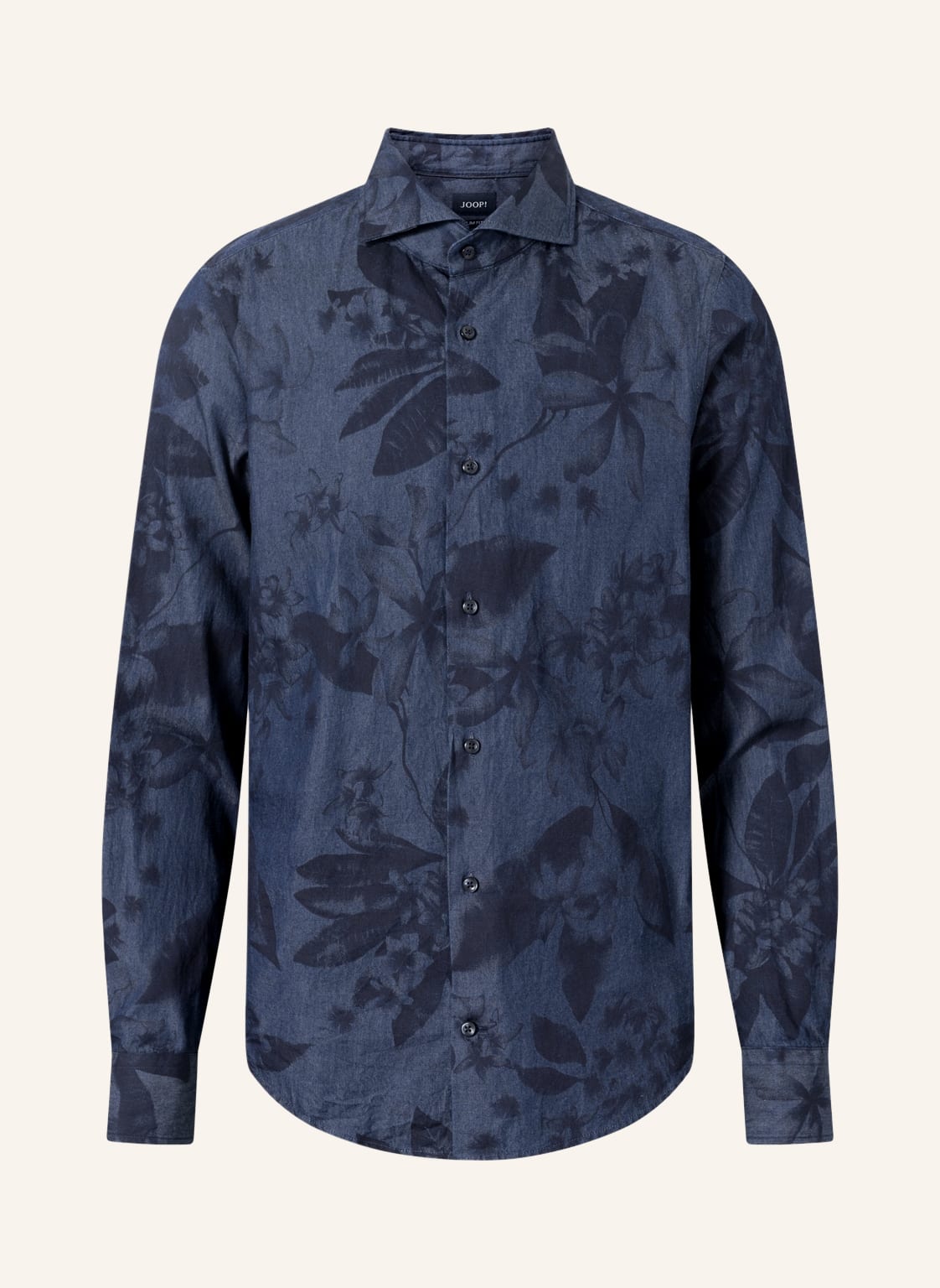 Image of Joop! Hemd Pai Slim Fit In Jeansoptik blau