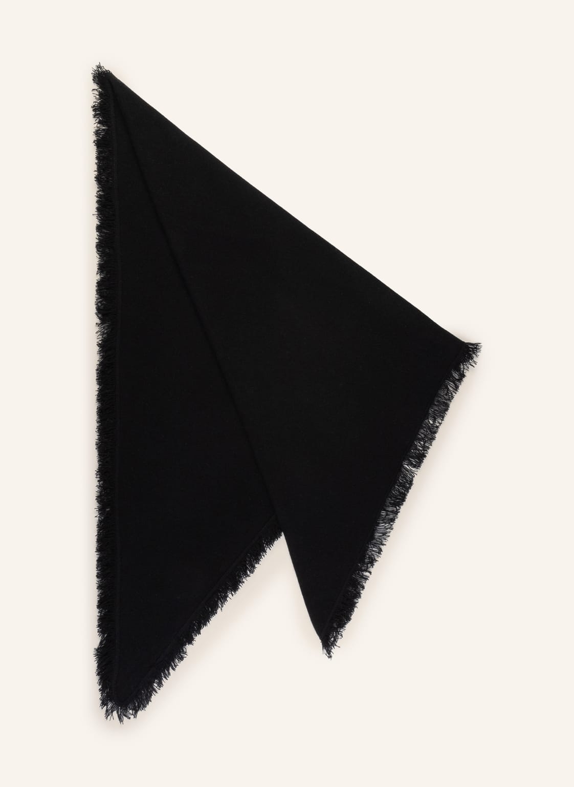 Image of Darling Harbour Dreieckstuch Aus Cashmere schwarz
