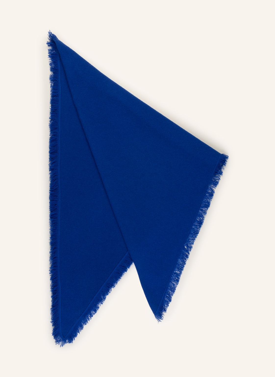 Image of Darling Harbour Dreieckstuch Aus Cashmere blau