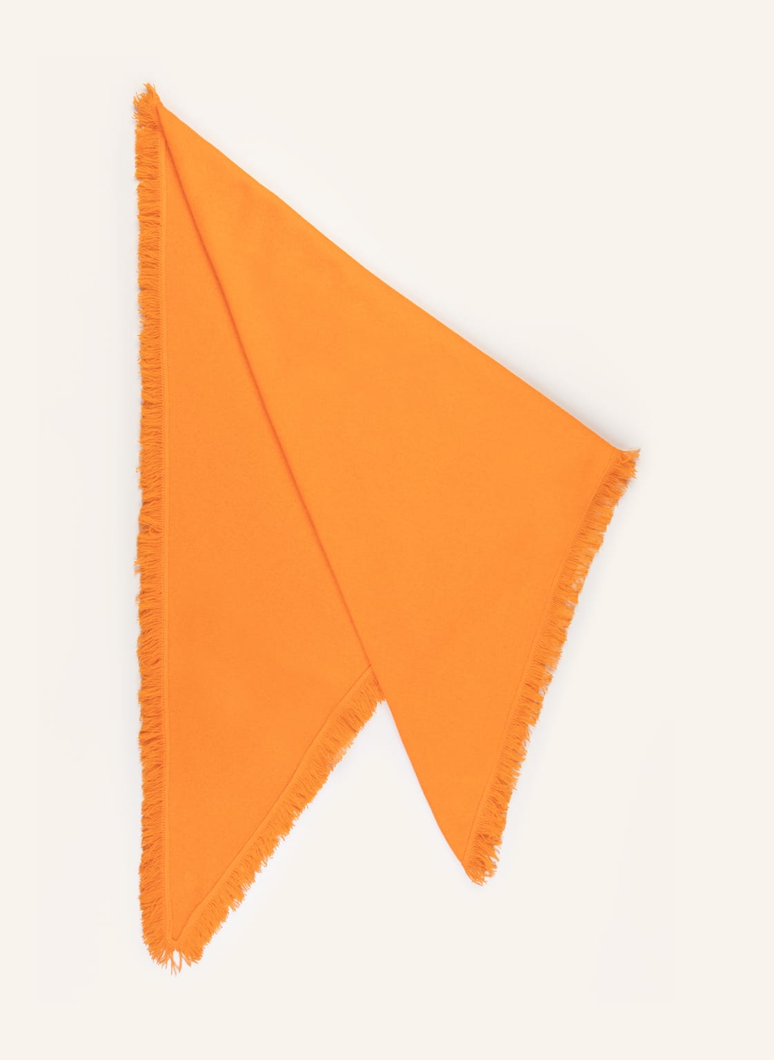 Image of Darling Harbour Dreieckstuch Aus Cashmere orange