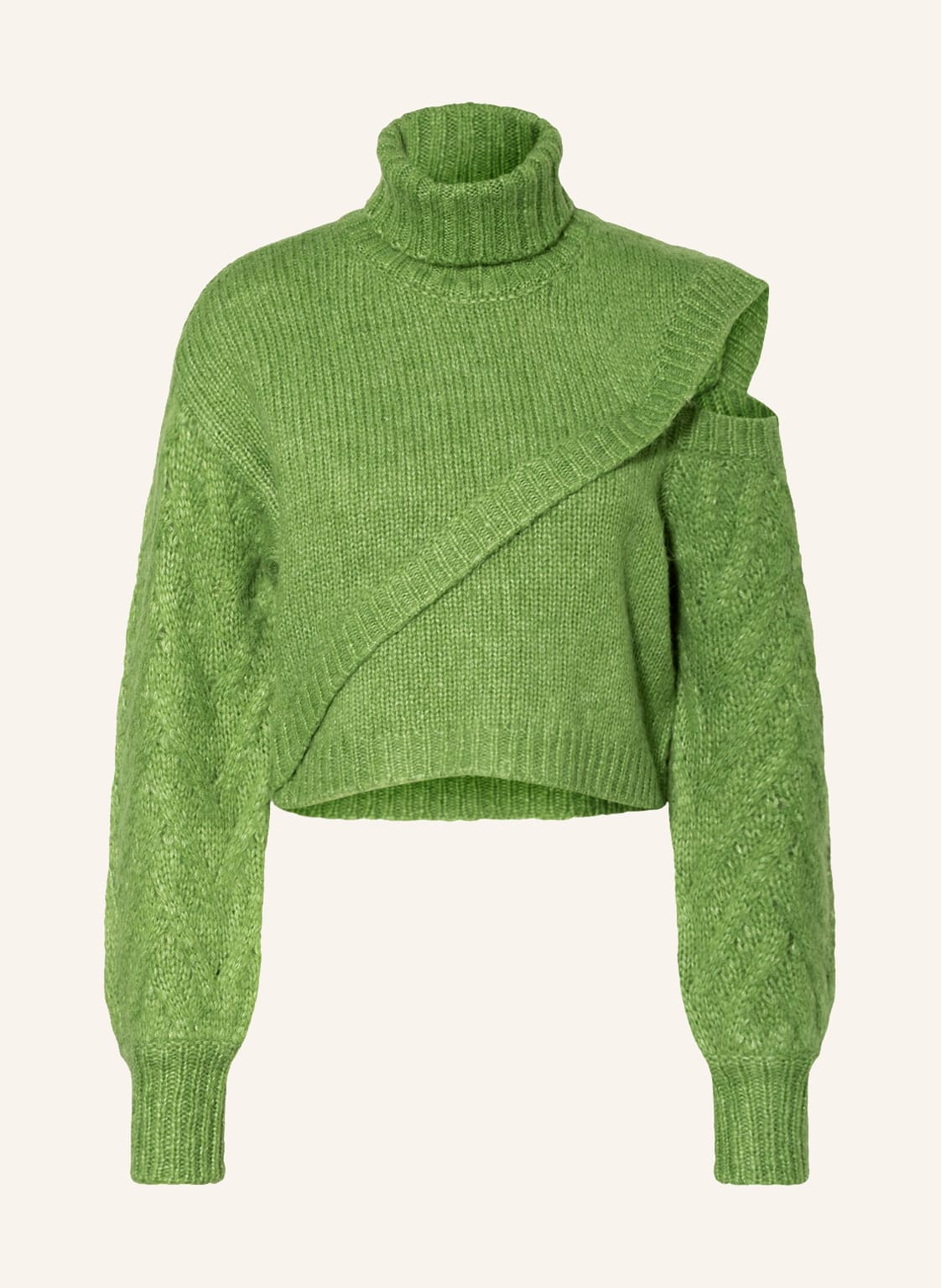 Image of Gestuz Rollkragenpullover Artikogz Mit Cut-Out gruen