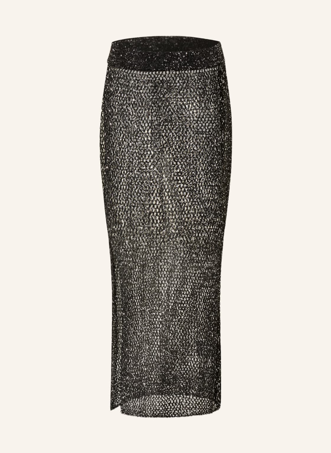 Image of Weekday Strickrock Blake Mit Pailletten schwarz