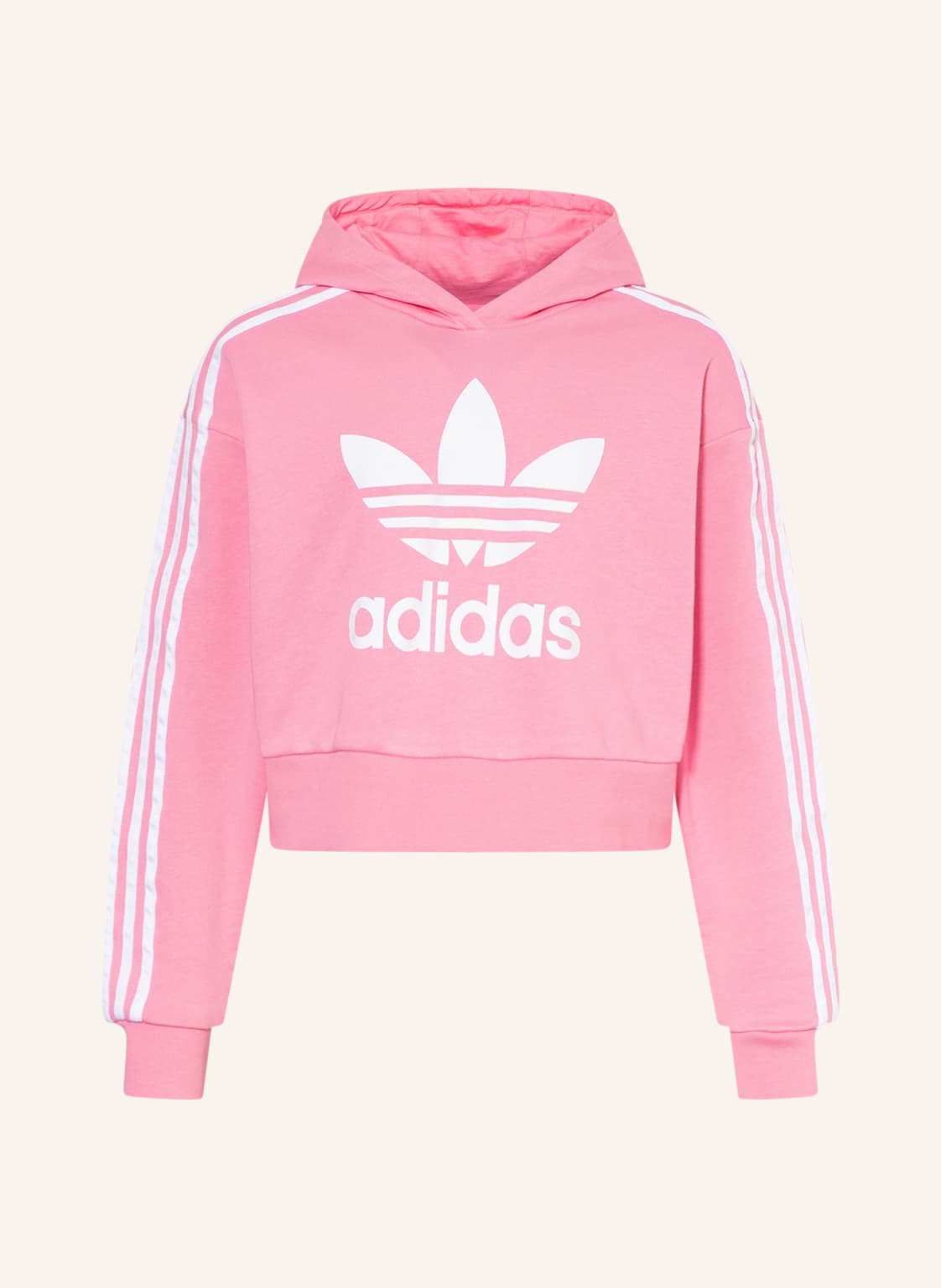 Image of Adidas Originals Cropped-Hoodie pink